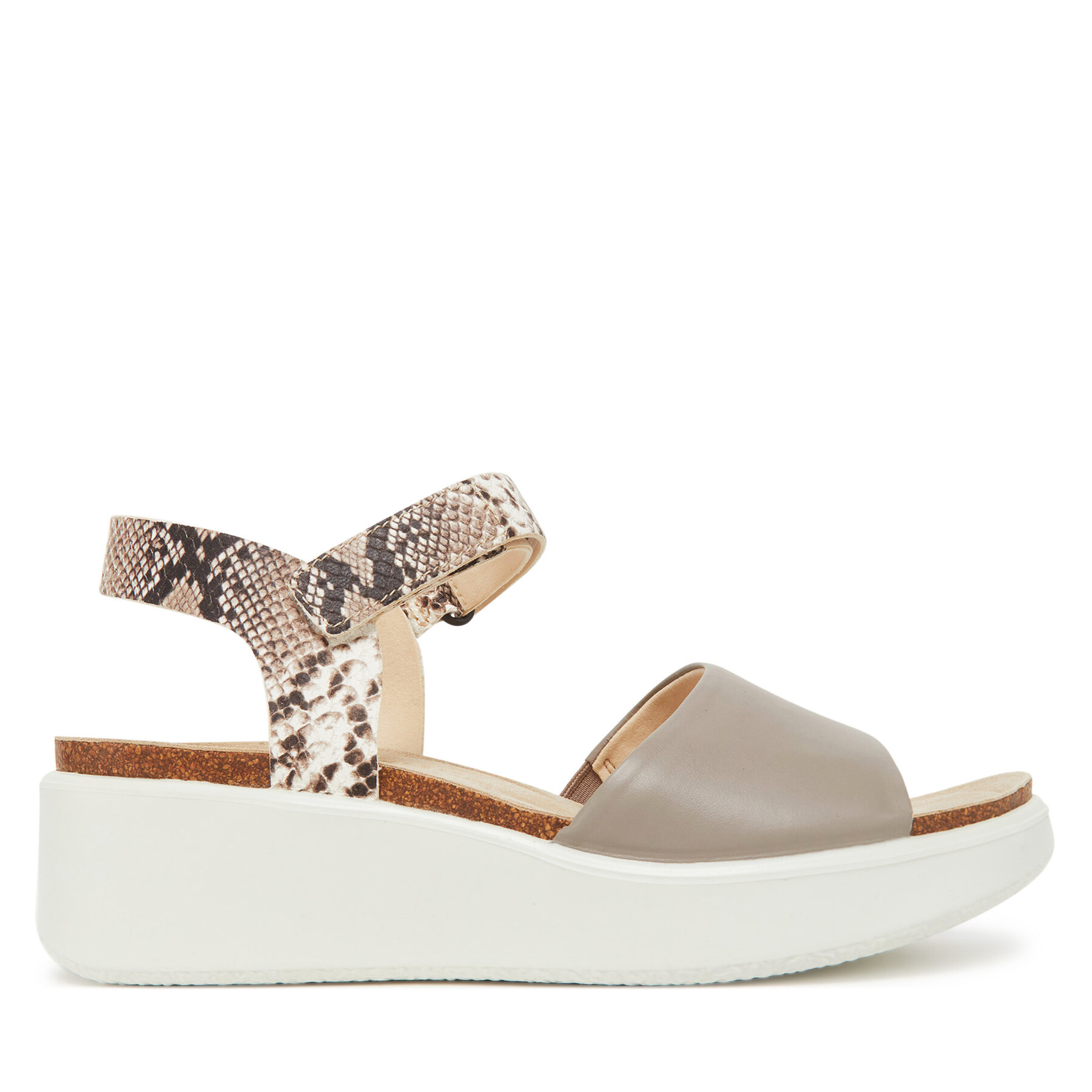 Dámske Sandále ECCO, Rozmer: 39, Béžová, Flowt Wedge Cork 27231361166