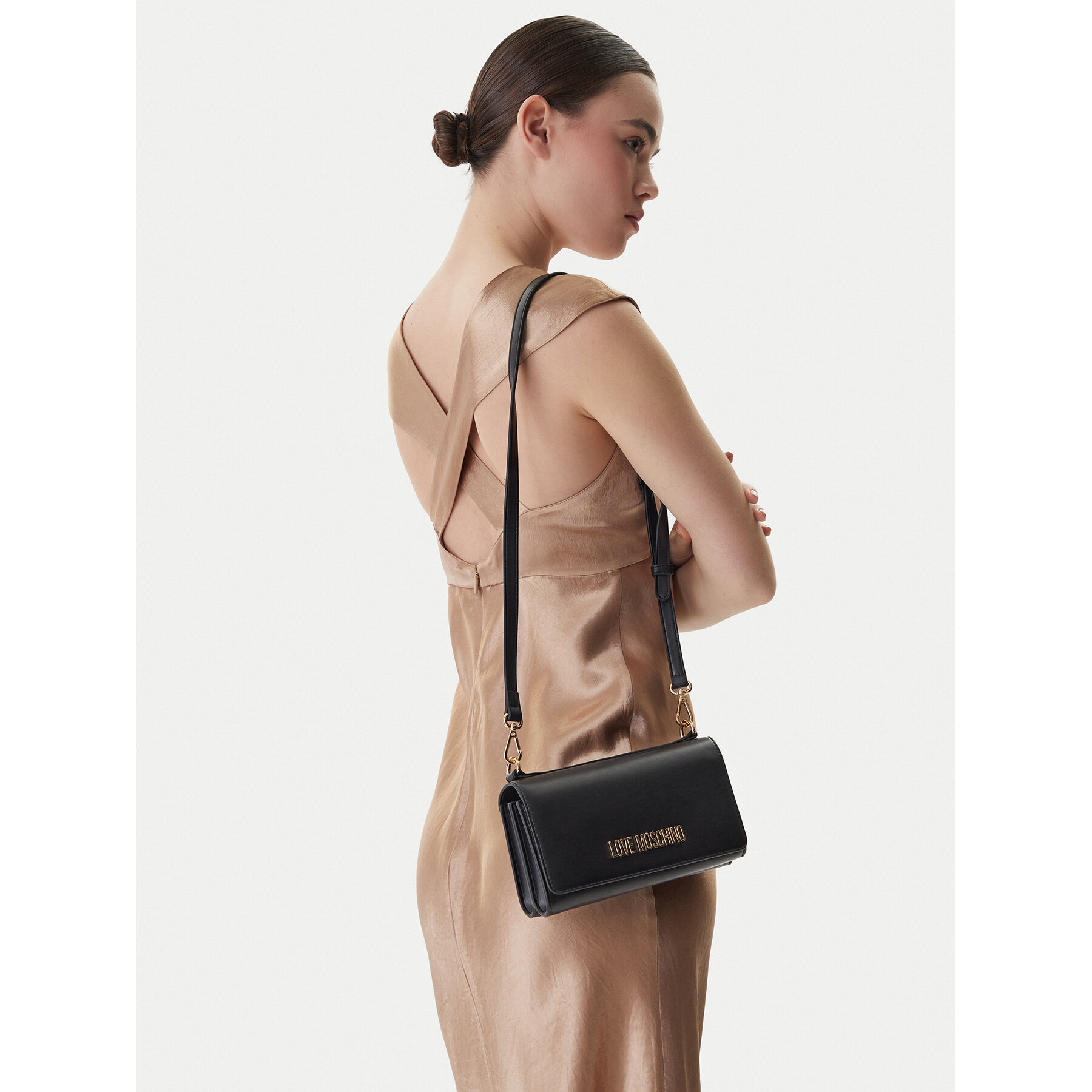 Ročna torba LOVE MOSCHINO JC4170PP1OLX0000 Črna