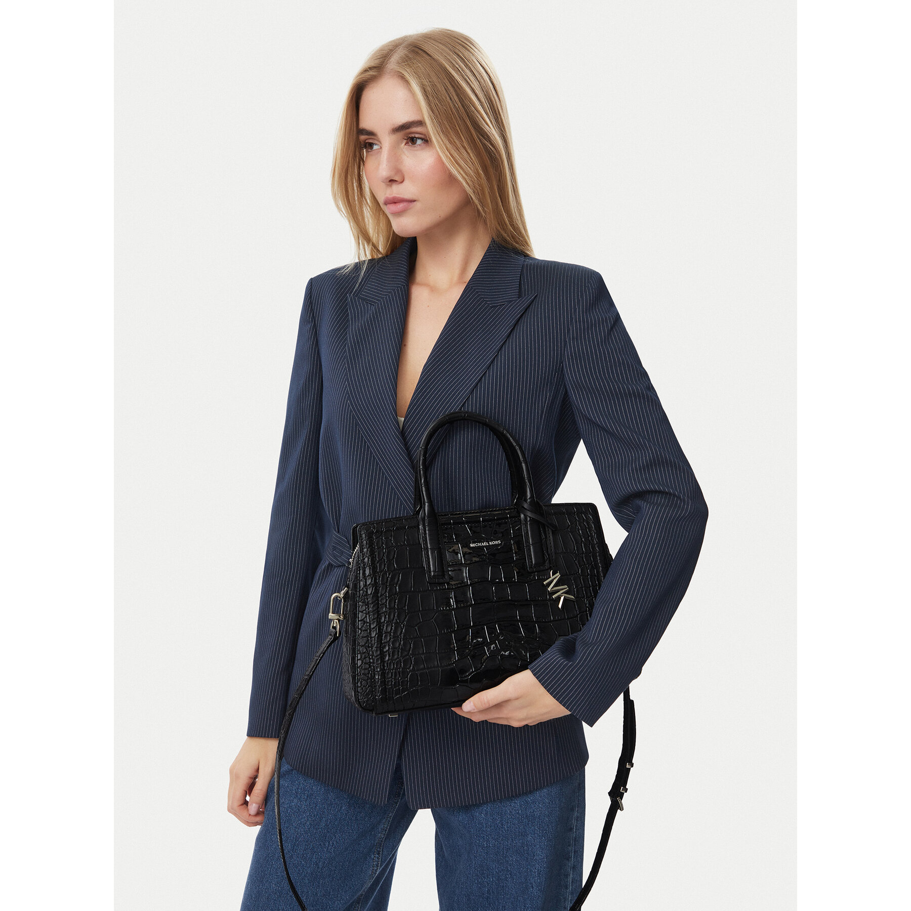 Дамска чанта MICHAEL Michael Kors Laila 30F6T9IS2X Черен