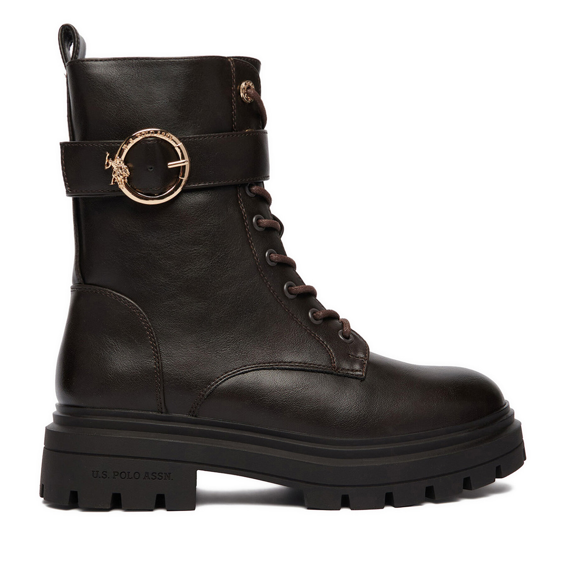 Turistická obuv U.S. Polo Assn. EO-SVETA002W/GY1 Hnědá