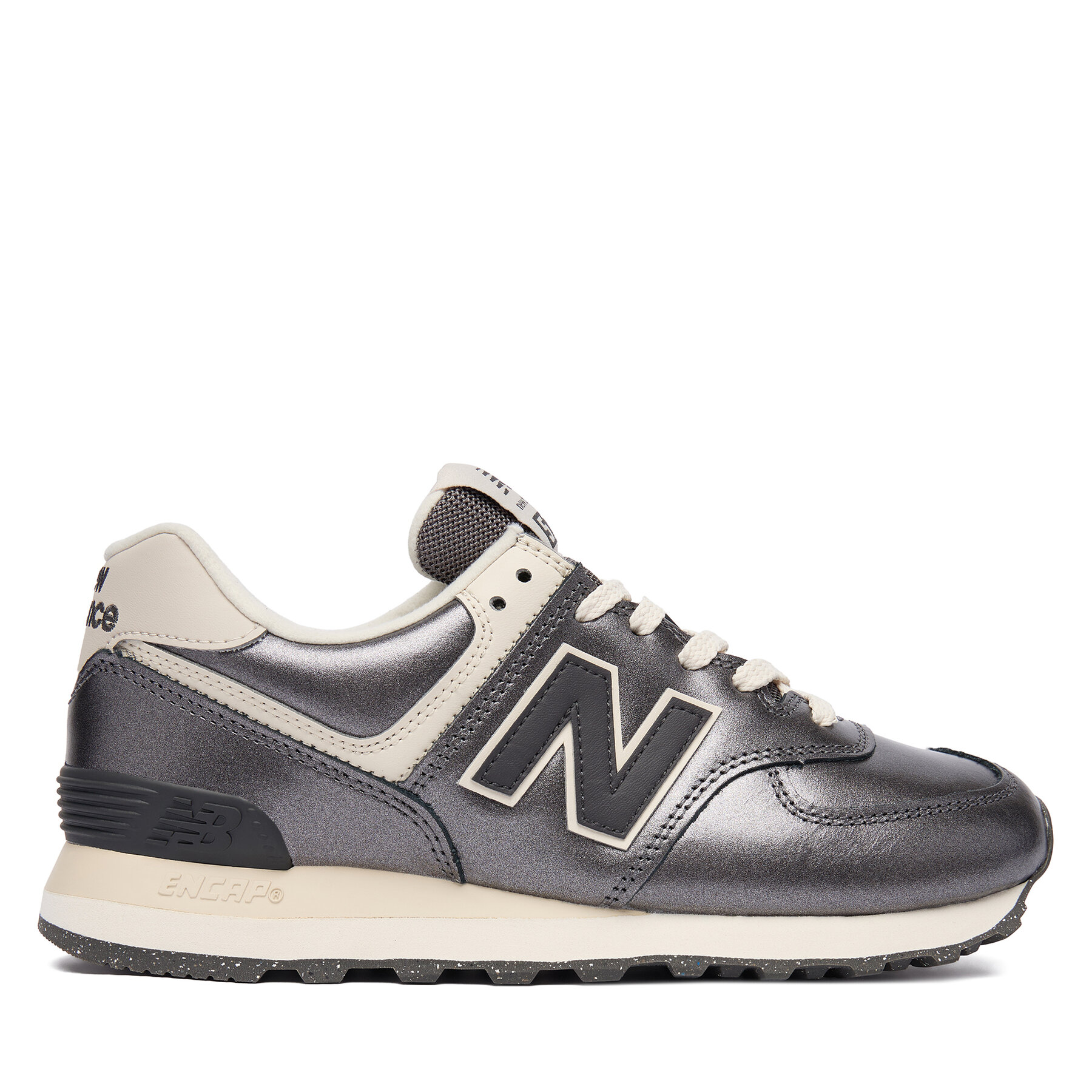 Superge New Balance WL574MGS Srebrna