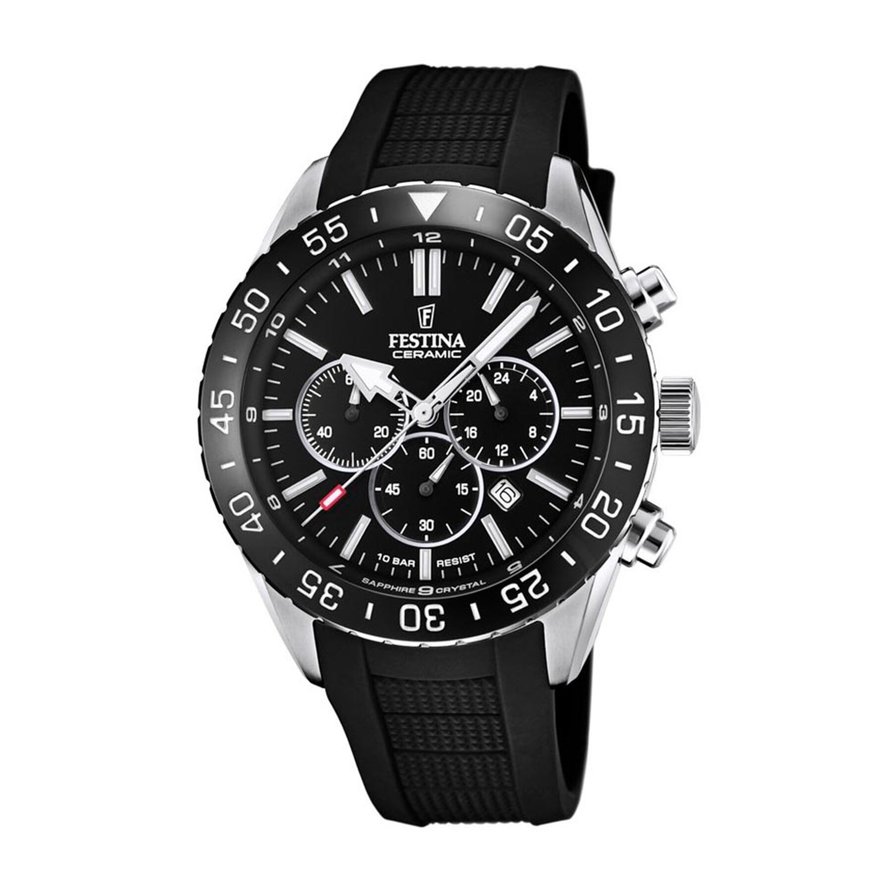 

Годинник Festina Ceramic 20515/2 Black/Silver, Чорний