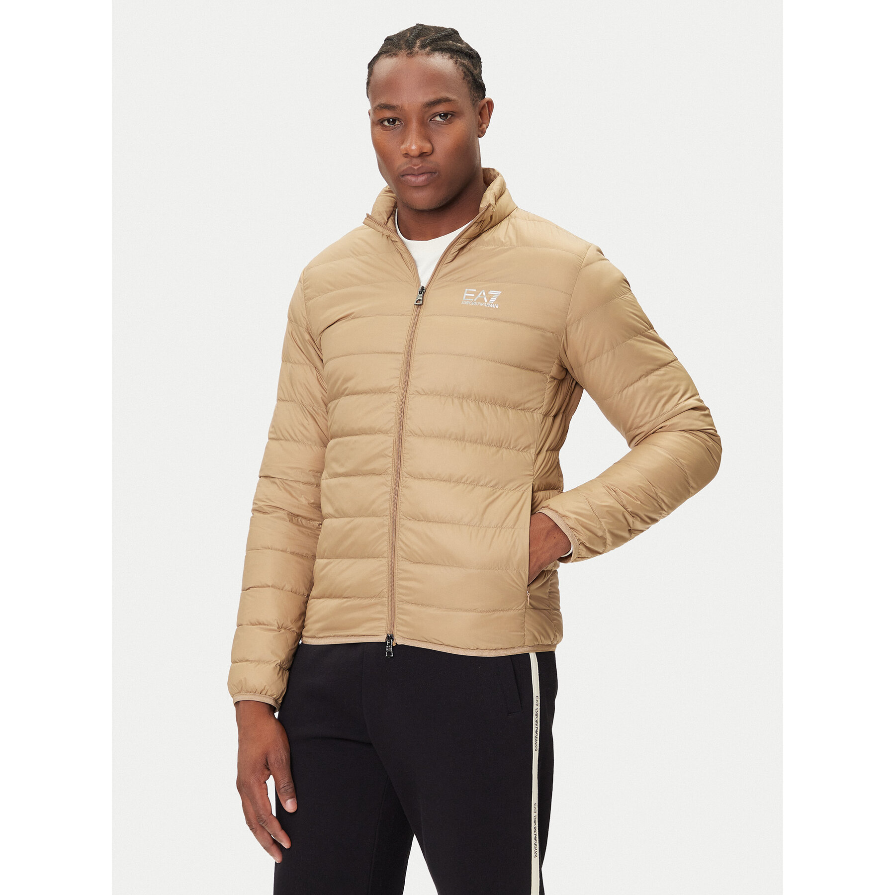 EA7 Emporio Armani Daunenjacke 8NPB23 PNGPZ U6171 Beige Regular Fit