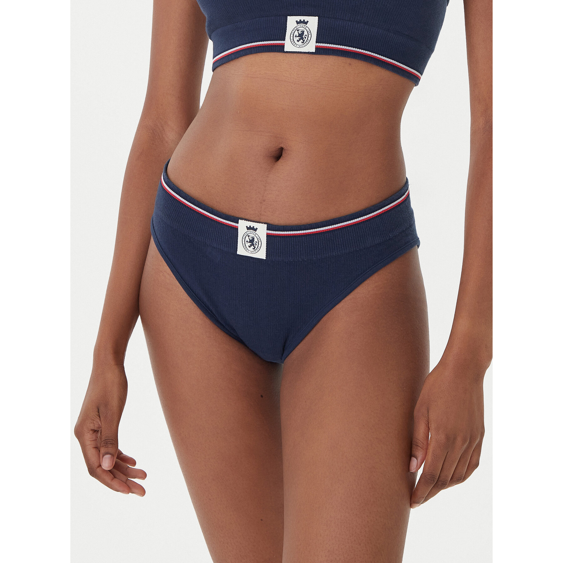 Tommy Hilfiger Klassischer Damenslip UW0UW06064 Dunkelblau