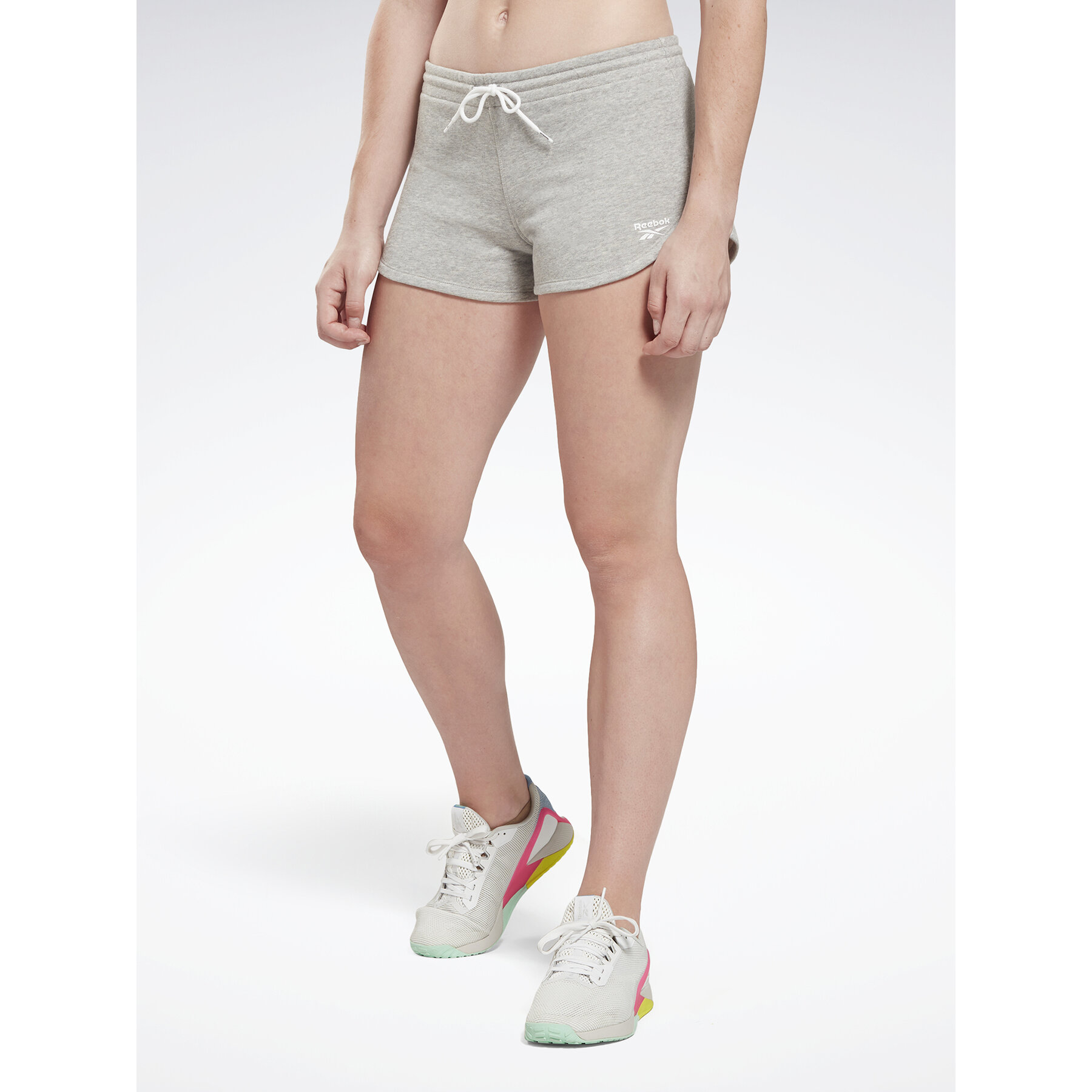 Reebok Sportshorts Identity French Terry Shorts H54766 Grau Slim Fit