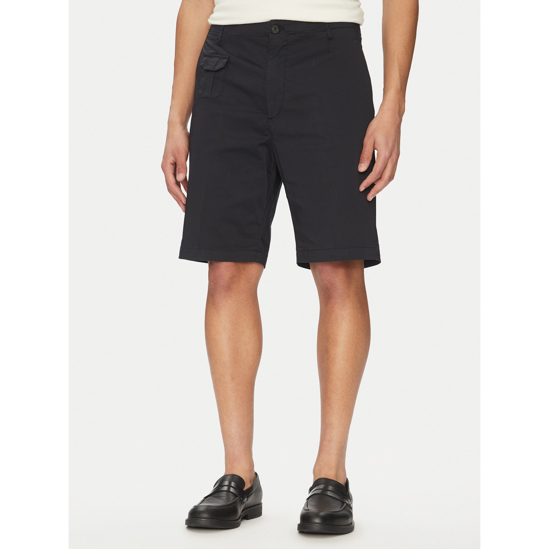 Liu Jo Stoffshorts QA5199 T8588 Dunkelblau Regular Fit