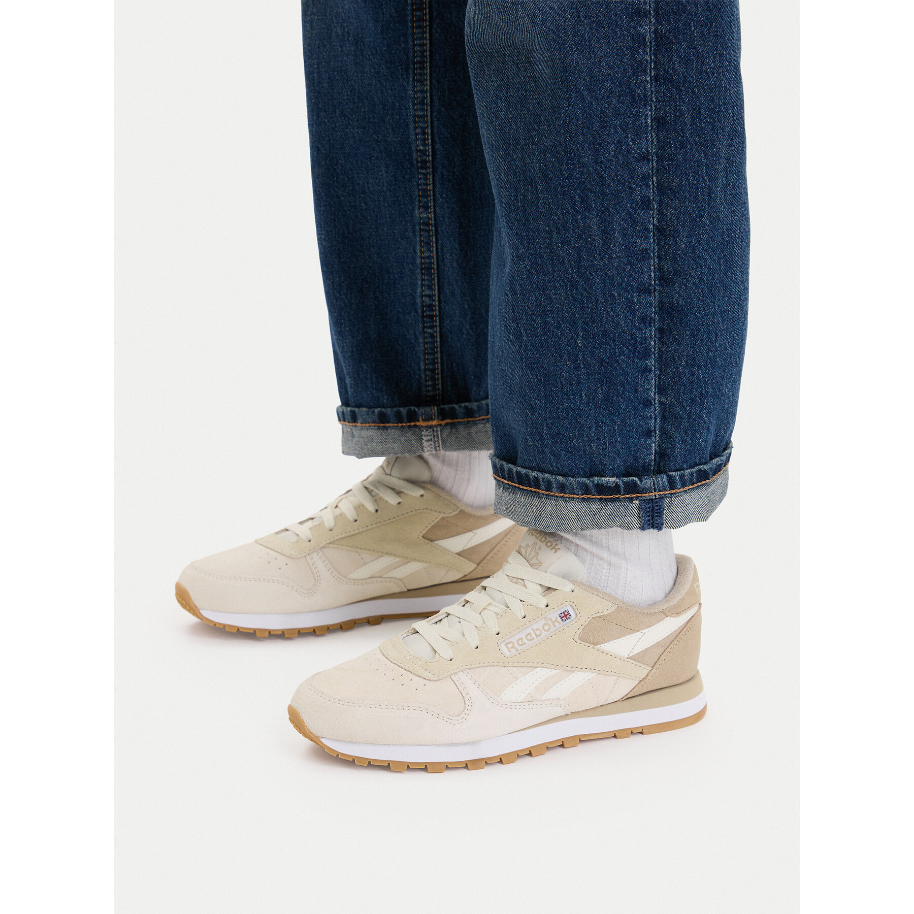 Сникърси Reebok EO-CLASSIC LEATHER 100260988 Светлобежов