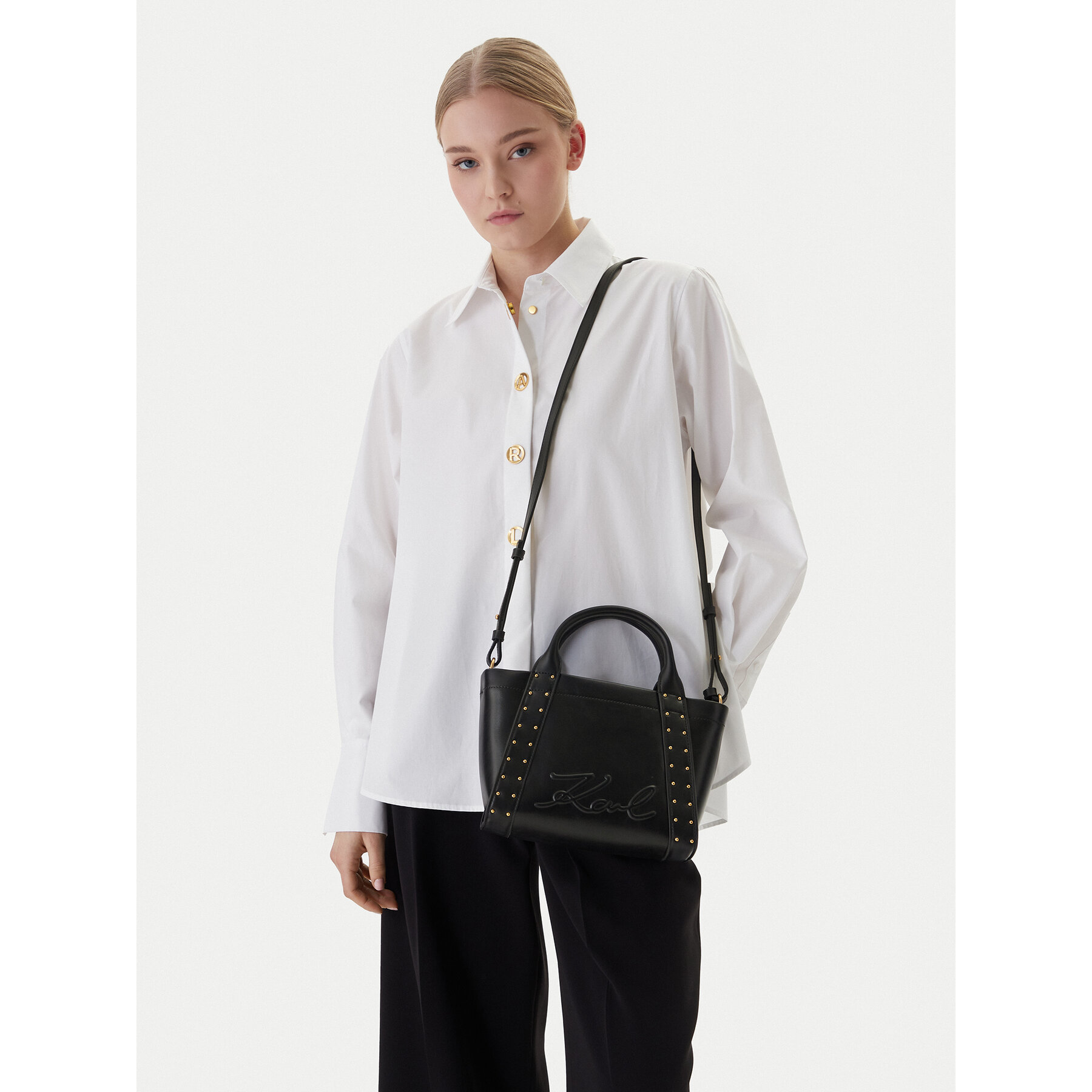 Geantă KARL LAGERFELD B1W30262 Negru