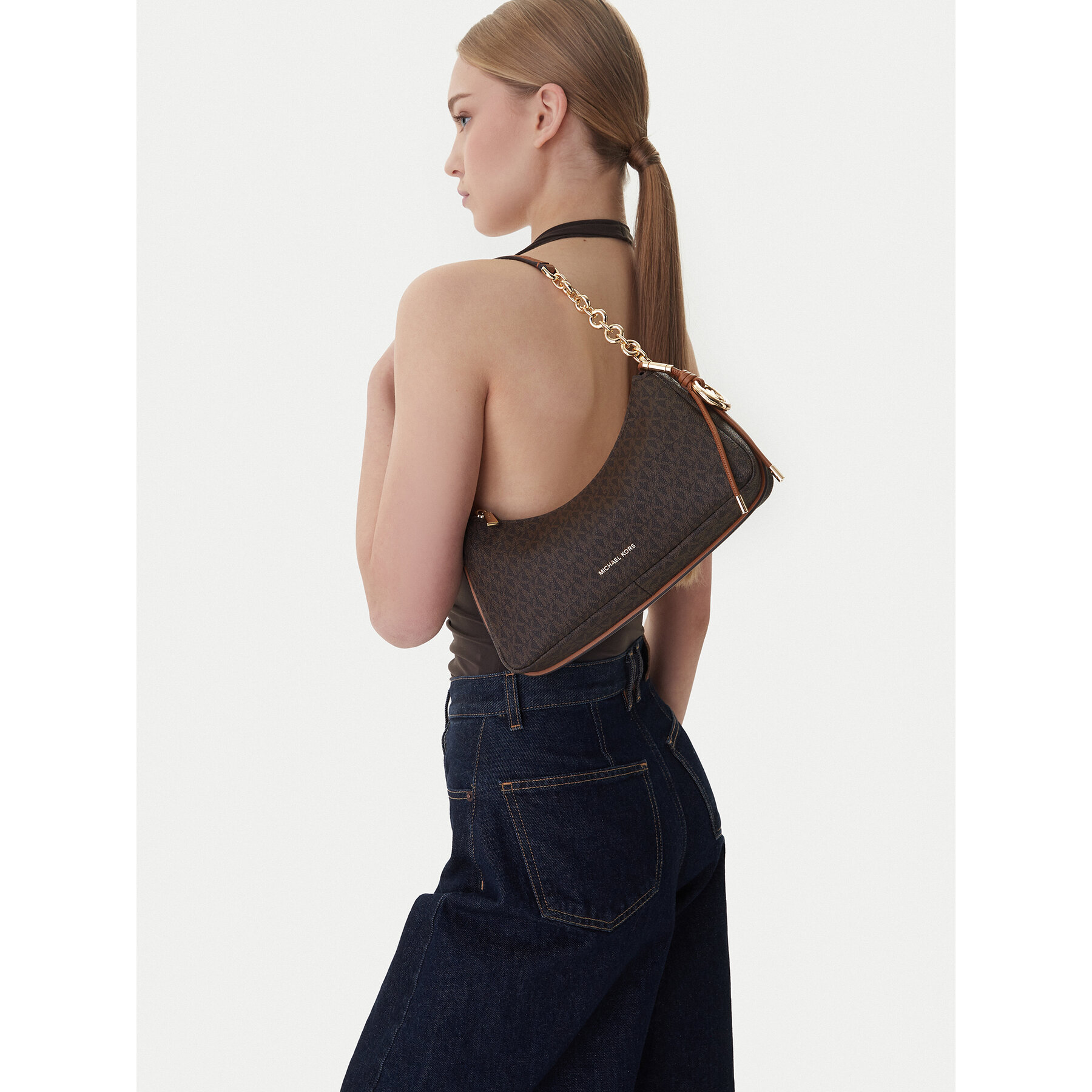 Táska MICHAEL Michael Kors 32R6GY5W6B Barna