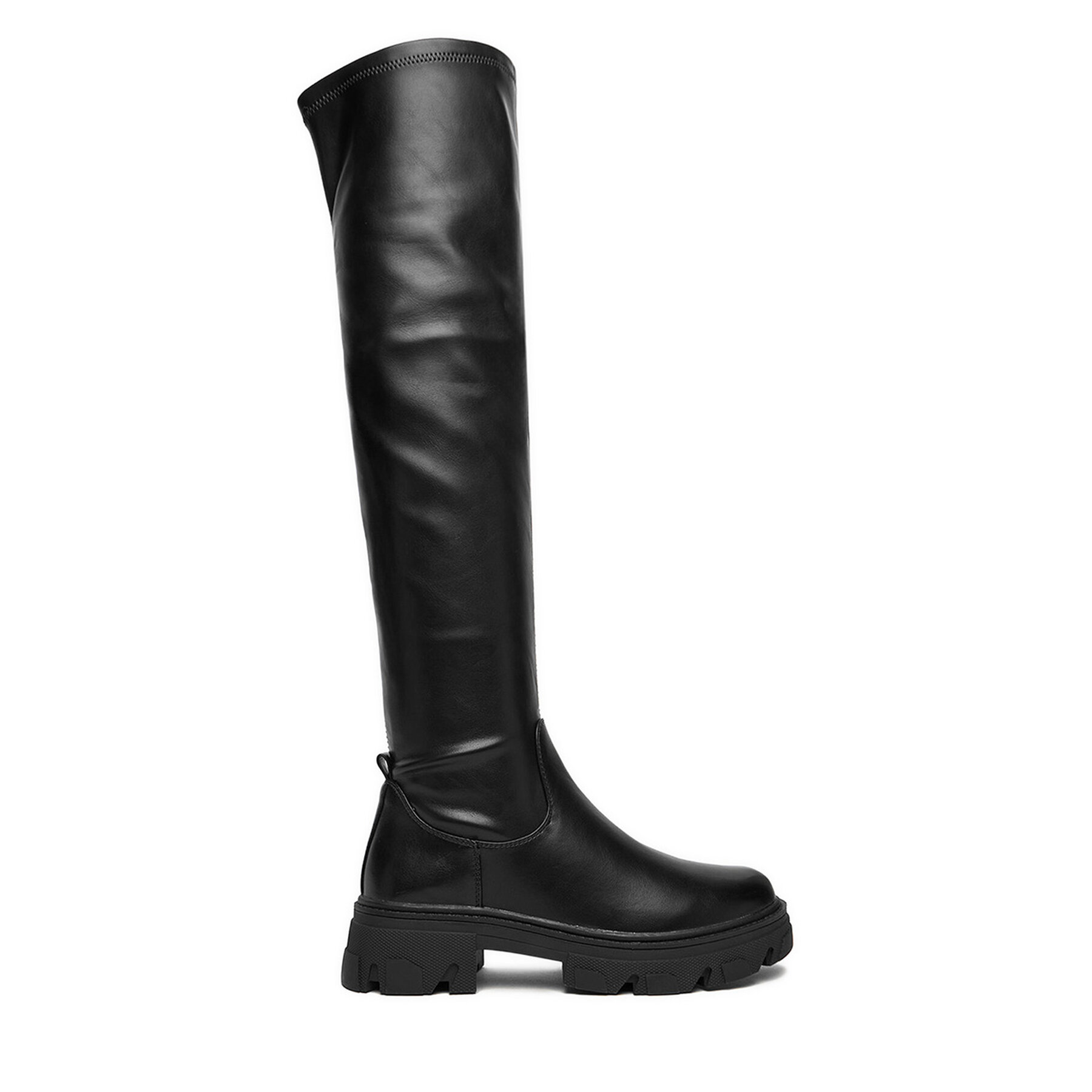 Cizme lungi muschetar DeeZee 9382 Negru