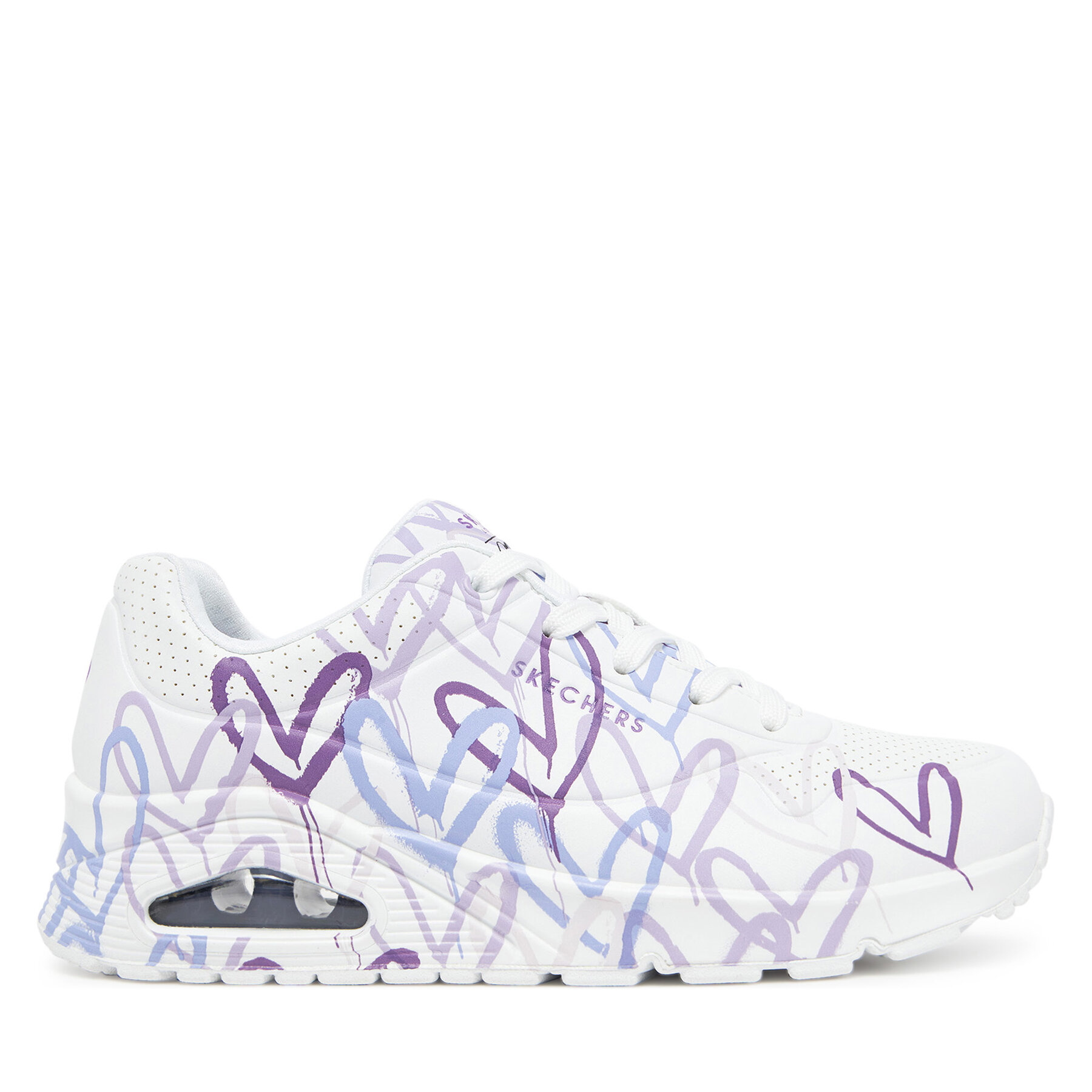 Sneakers Skechers Skechers x Jgoldcrown Uno-Spread The Love 155507/WLPR Bianco