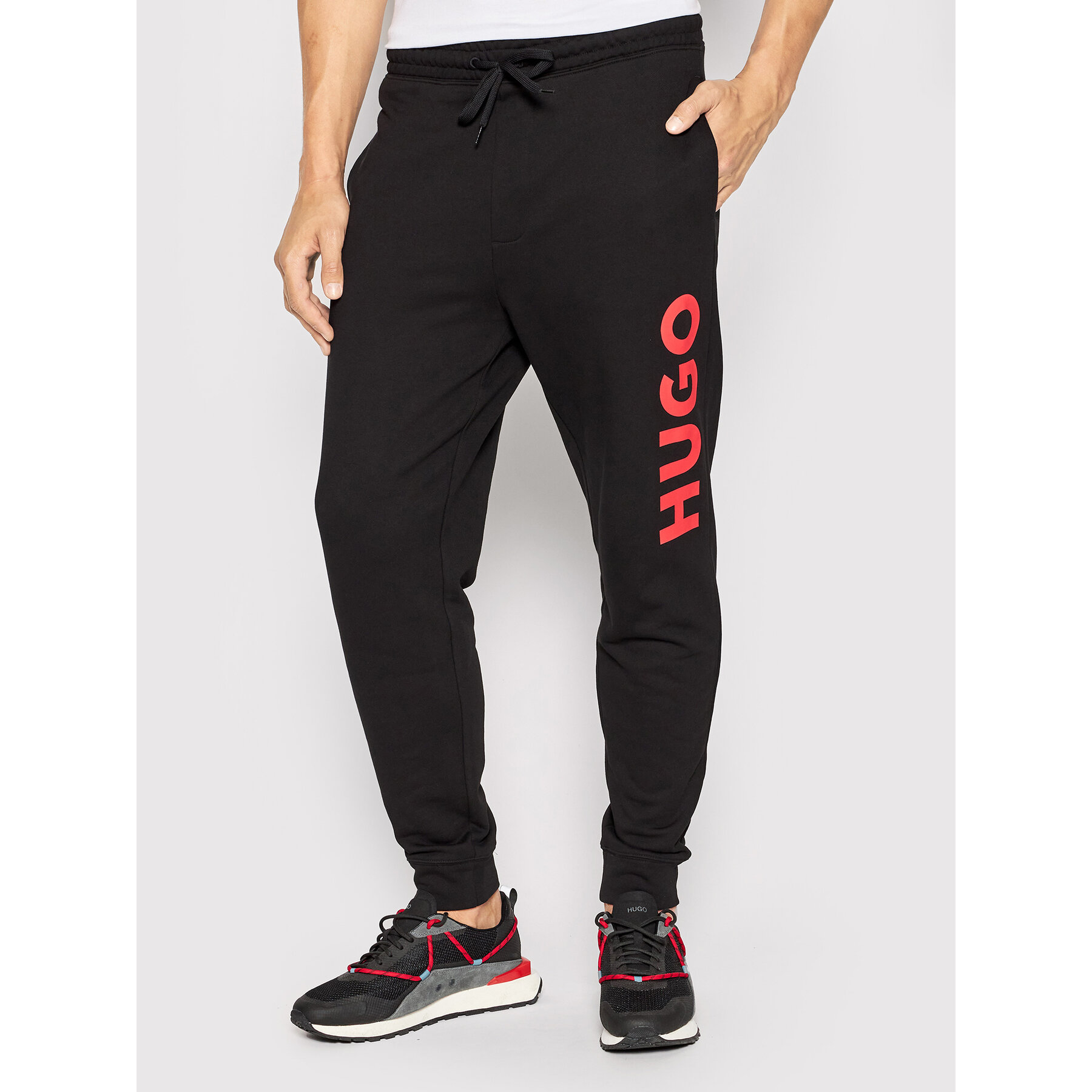 Hugo Jogginghose Dutschi 50473211 Schwarz Regular Fit