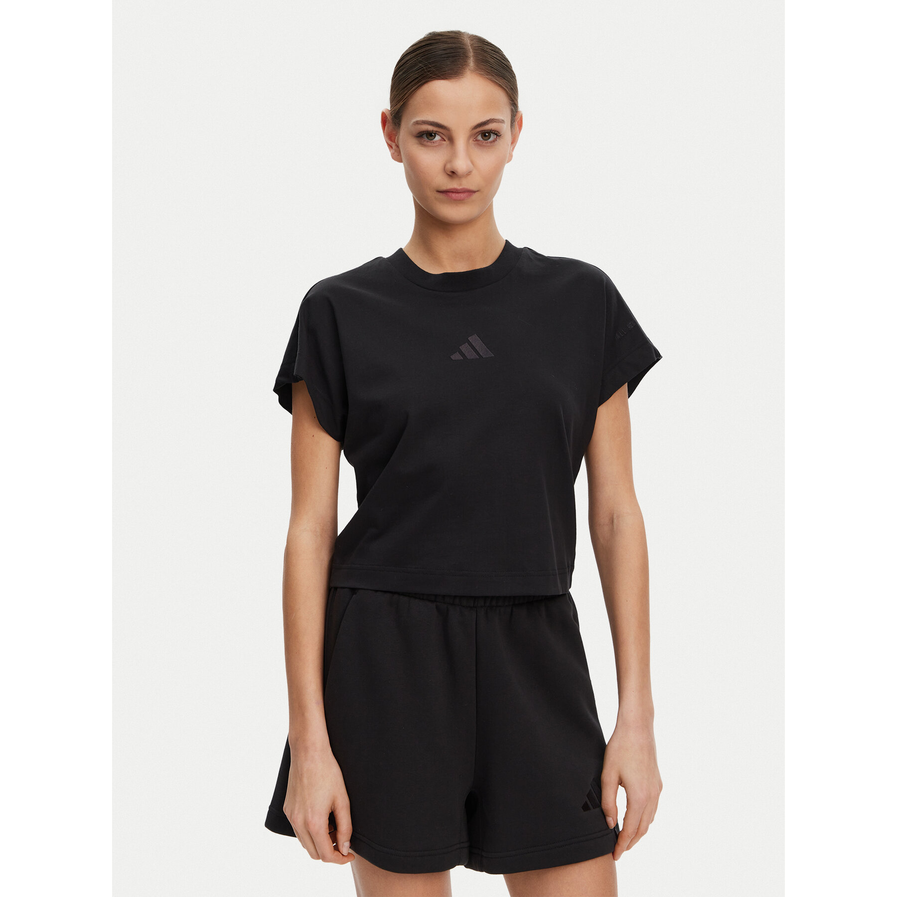 adidas T-Shirt ALL SZN JJ1235 Μαύρο Regular Fit