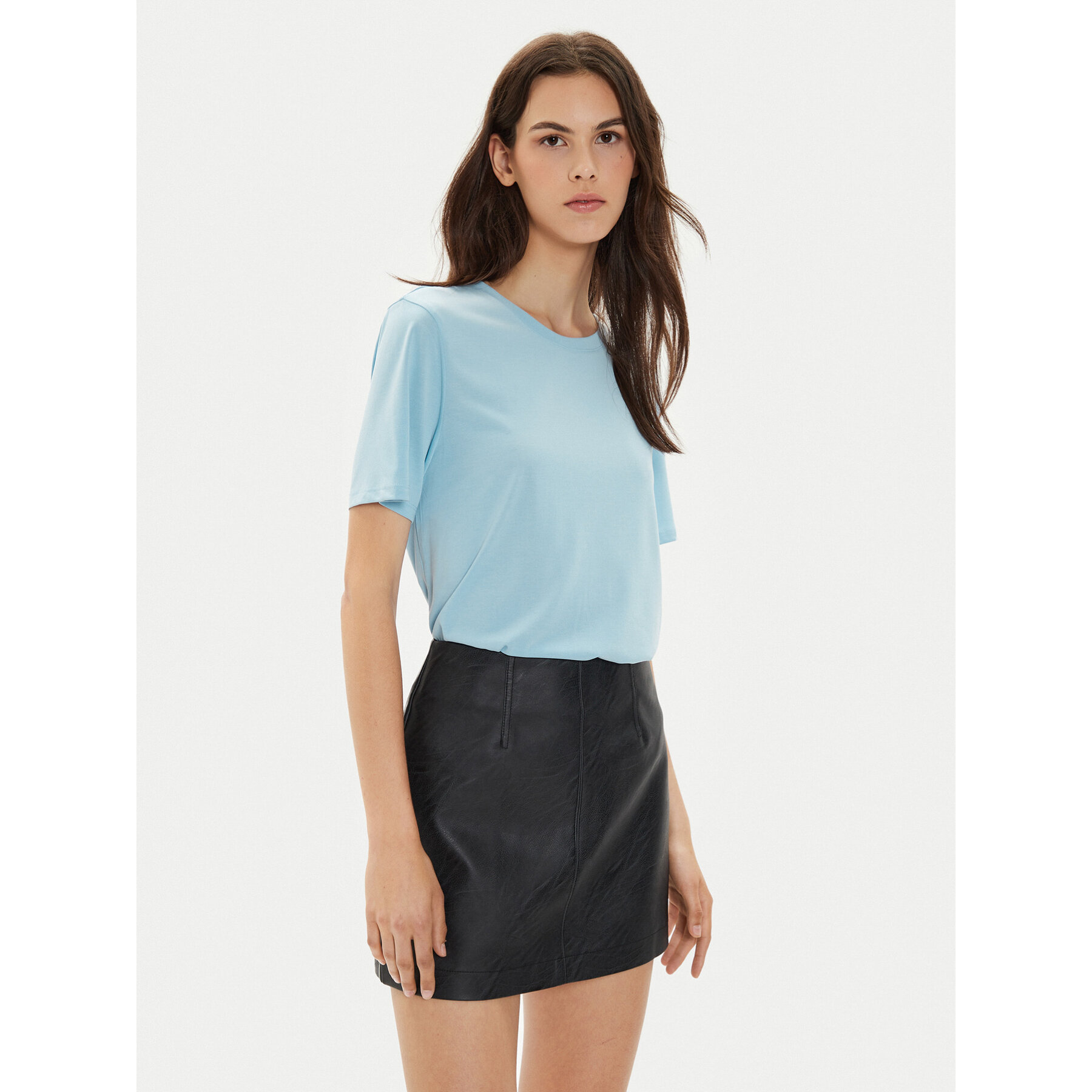 Pieces T-Shirt Anora 17148789 Μπλε Regular Fit