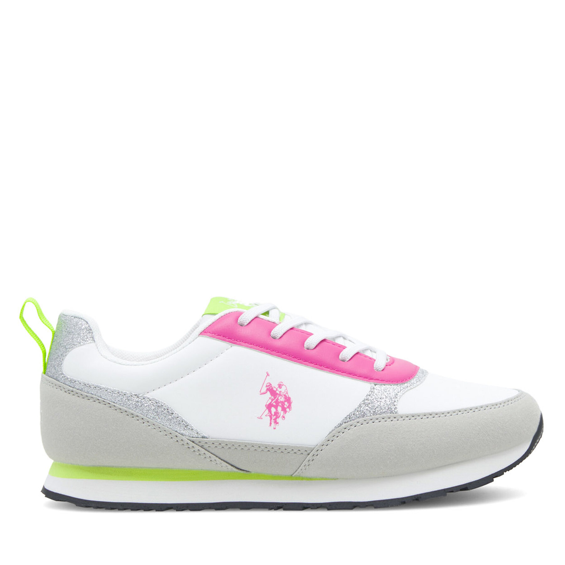 Sneakersy U.S. Polo Assn. NOBIK013 Biele zlato