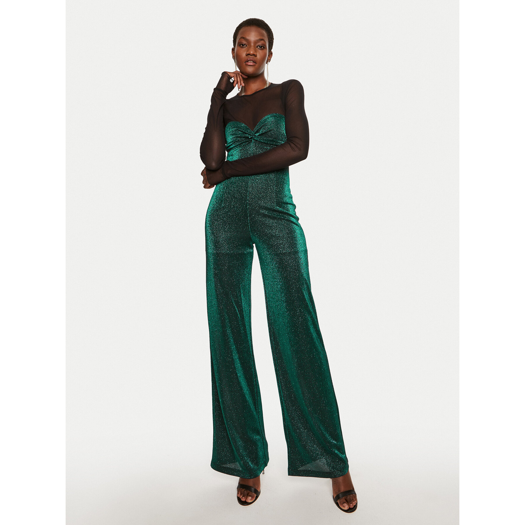 Simona Corsellini Jumpsuit A24CETU004 Grün Regular Fit