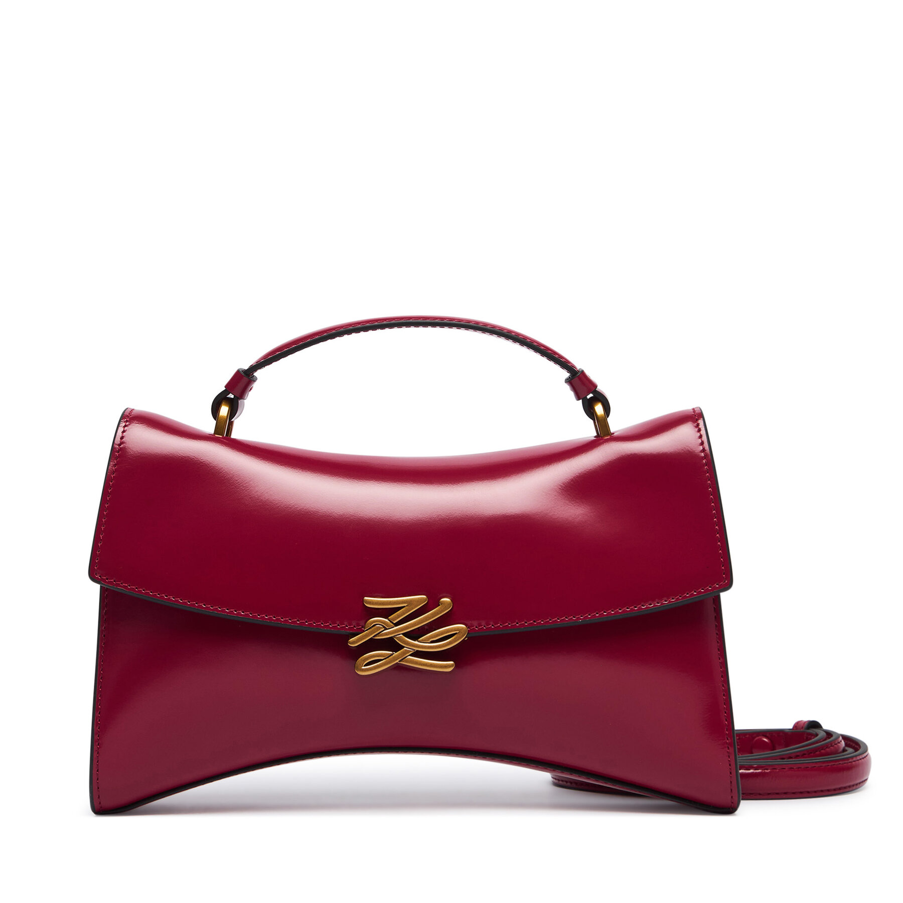 Ročna torba KARL LAGERFELD B3W30270 Bordo rdeča