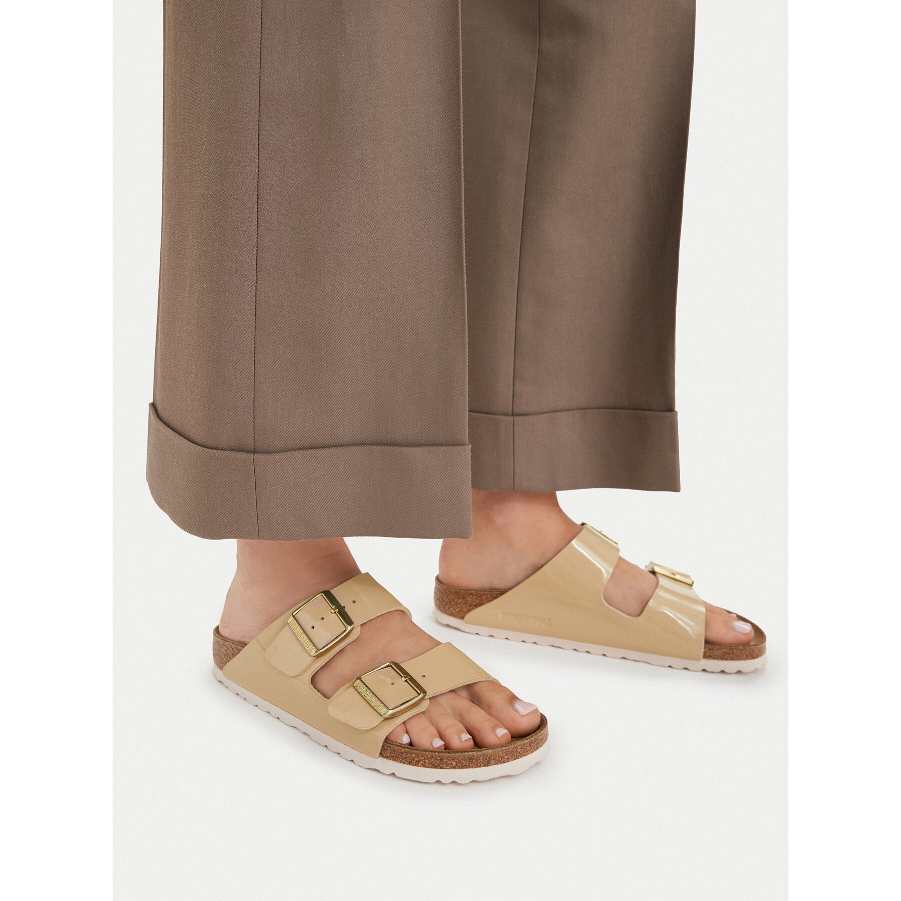 Šľapky Birkenstock Arizona Bf 1013070 Béžová