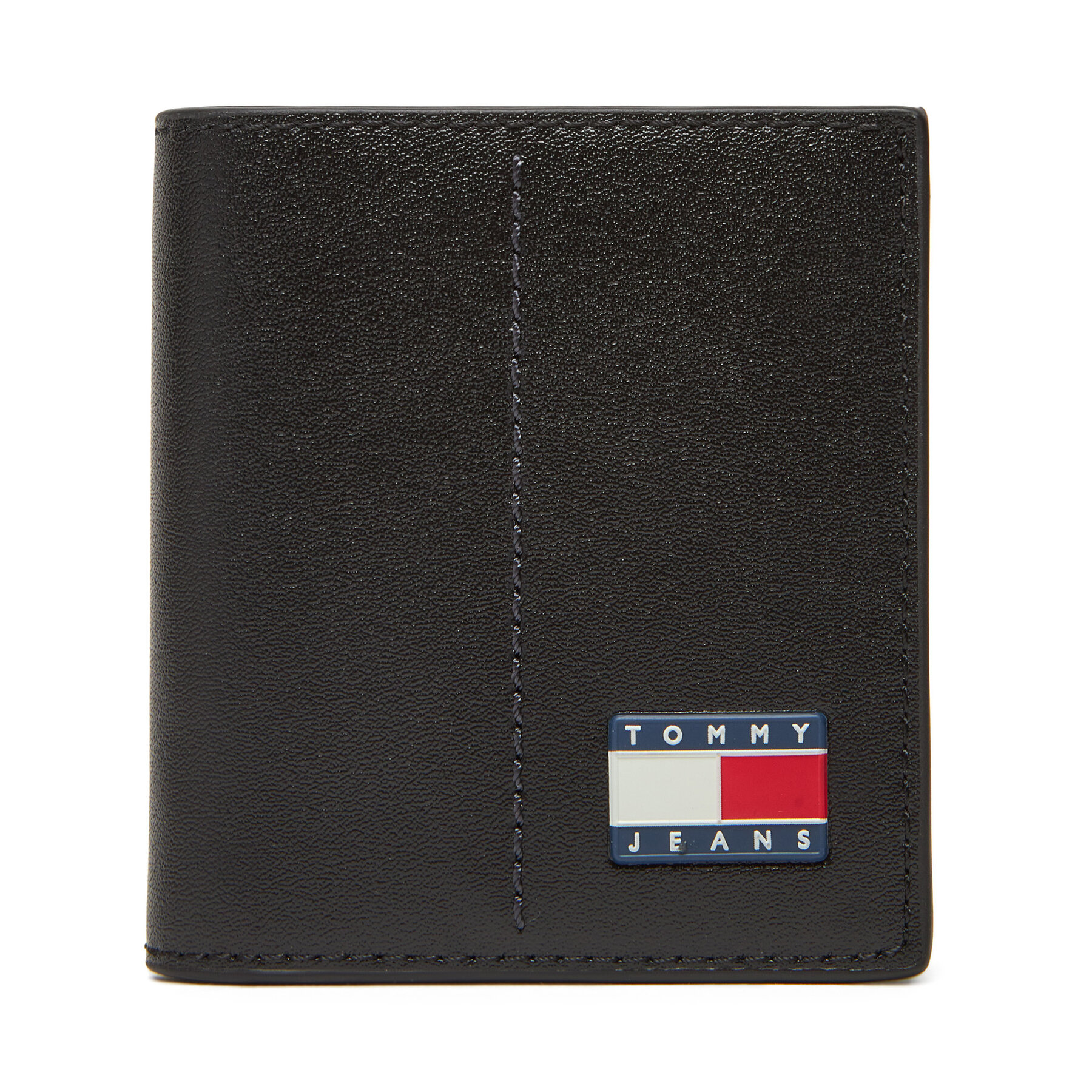 Veľká pánska peňaženka Tommy Jeans Tjm Heritage Leather Cc & Coin AM0AM13408 Čierna