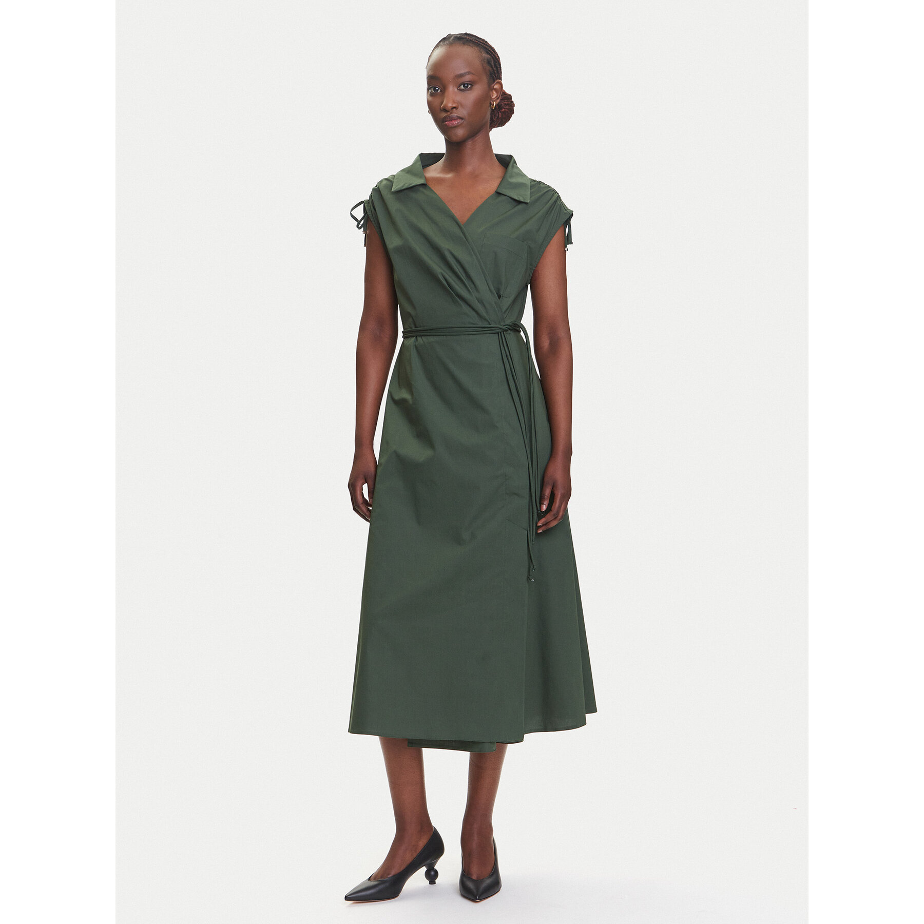 Marella Kleid für den Alltag Rivera 2513221052 Grün Relaxed Fit