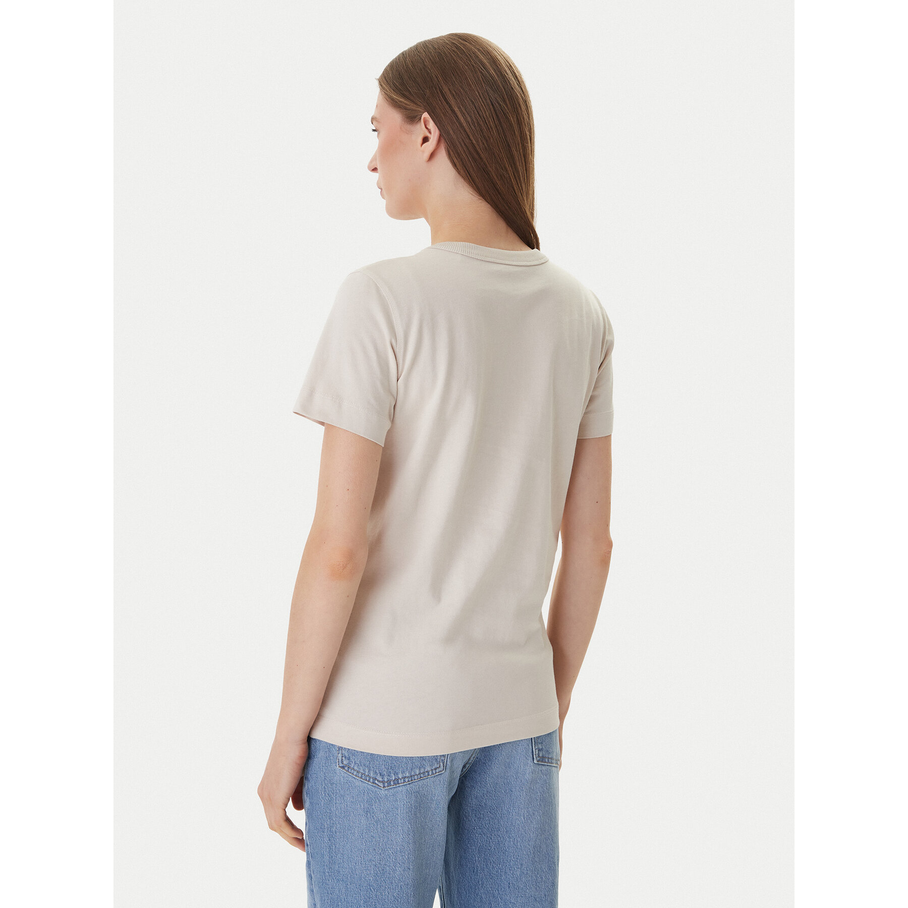 Guess T-shirt 181234 Beige Classic Fit
