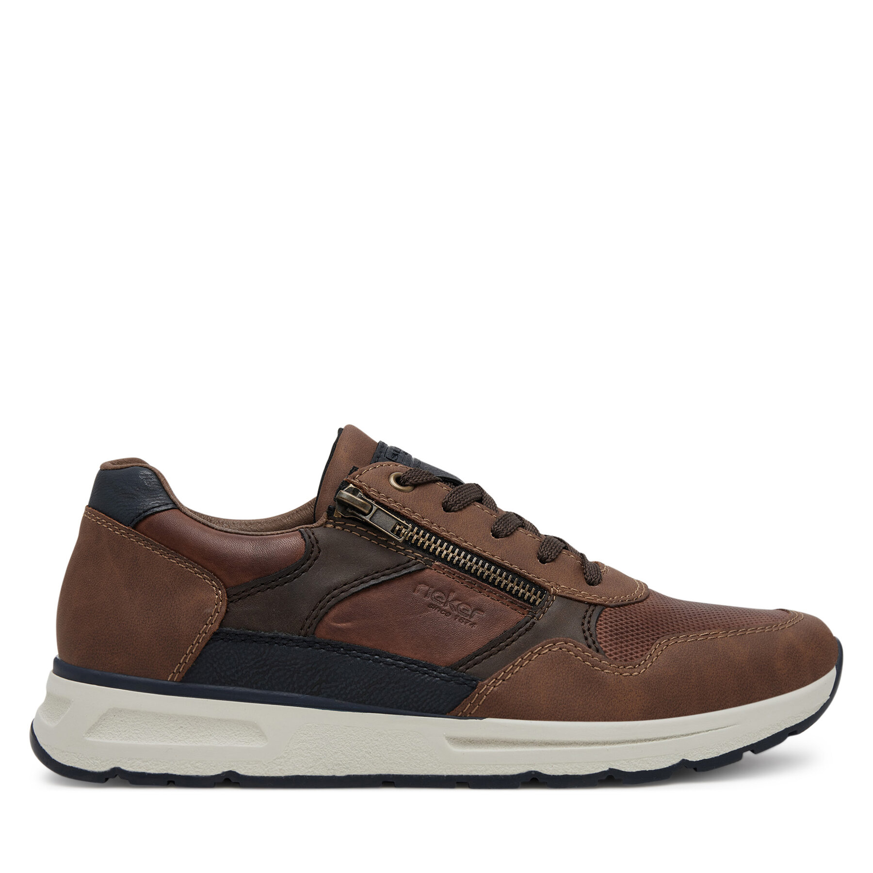 Sneakersy Rieker B0701-24 Hnedá