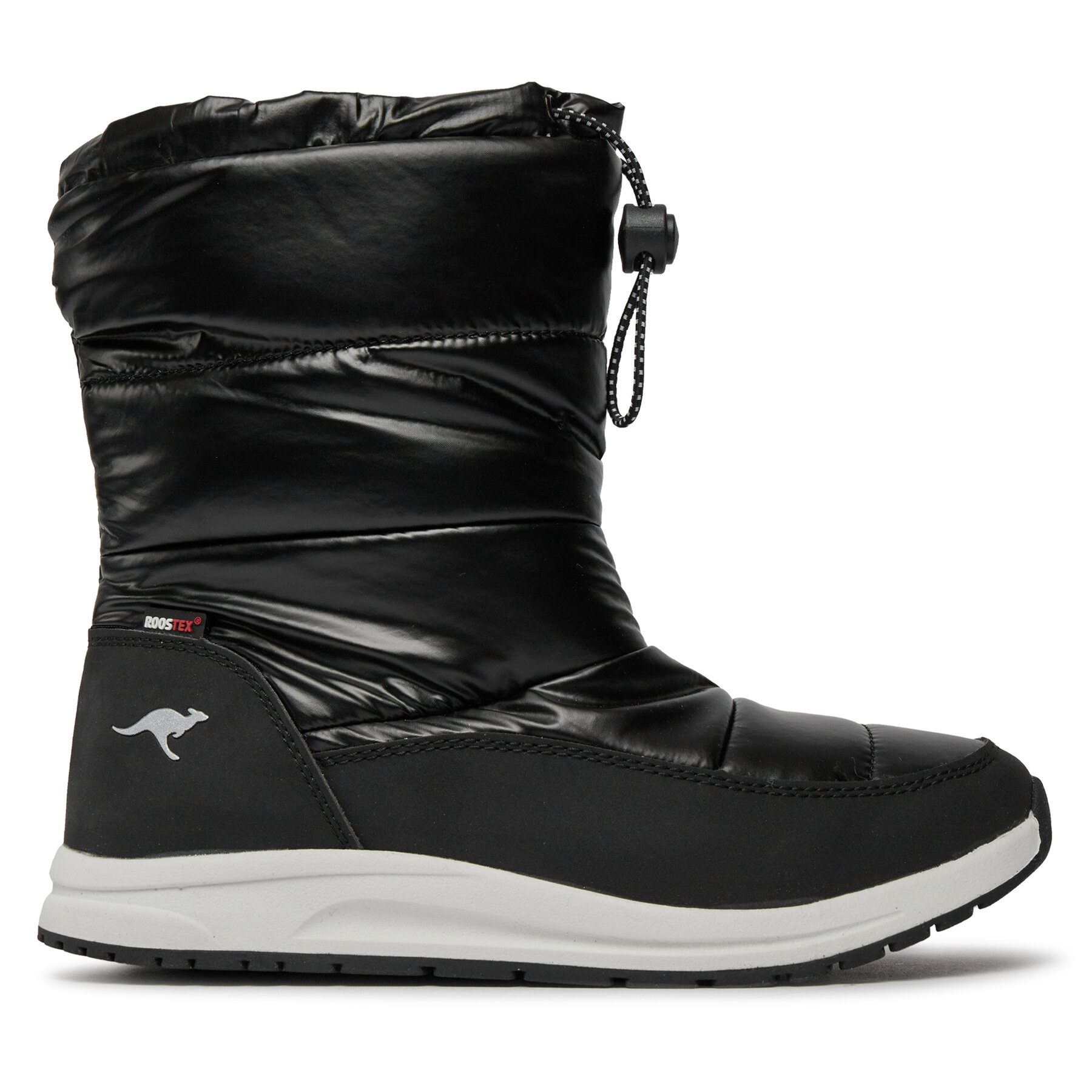 Damskie Śniegowce KangaRoos, Rozmiar 36 Czarny K-Ww Luna Rtx 39347 000 5101