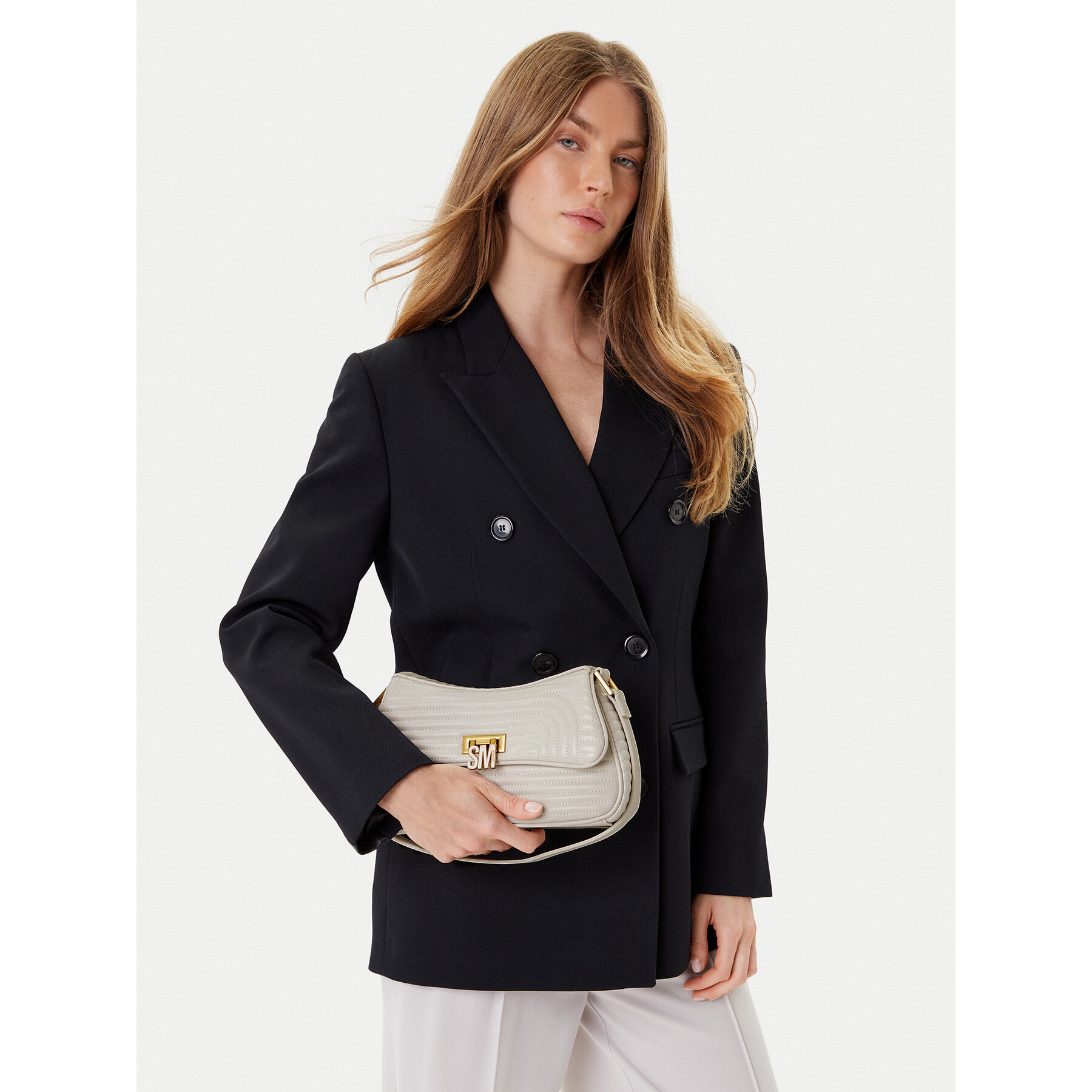 Дамска чанта Steve Madden Bkes SM13001723 Екрю