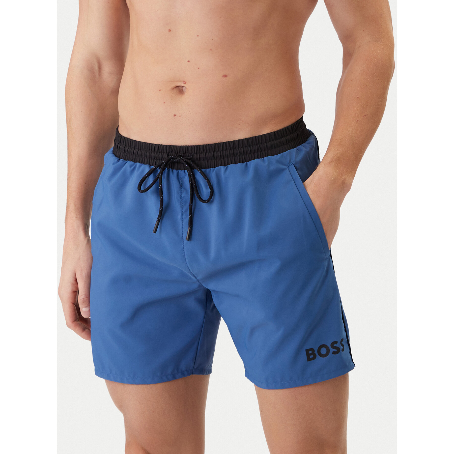 Boss Badeshorts Starfish 50514429 Blau Regular Fit