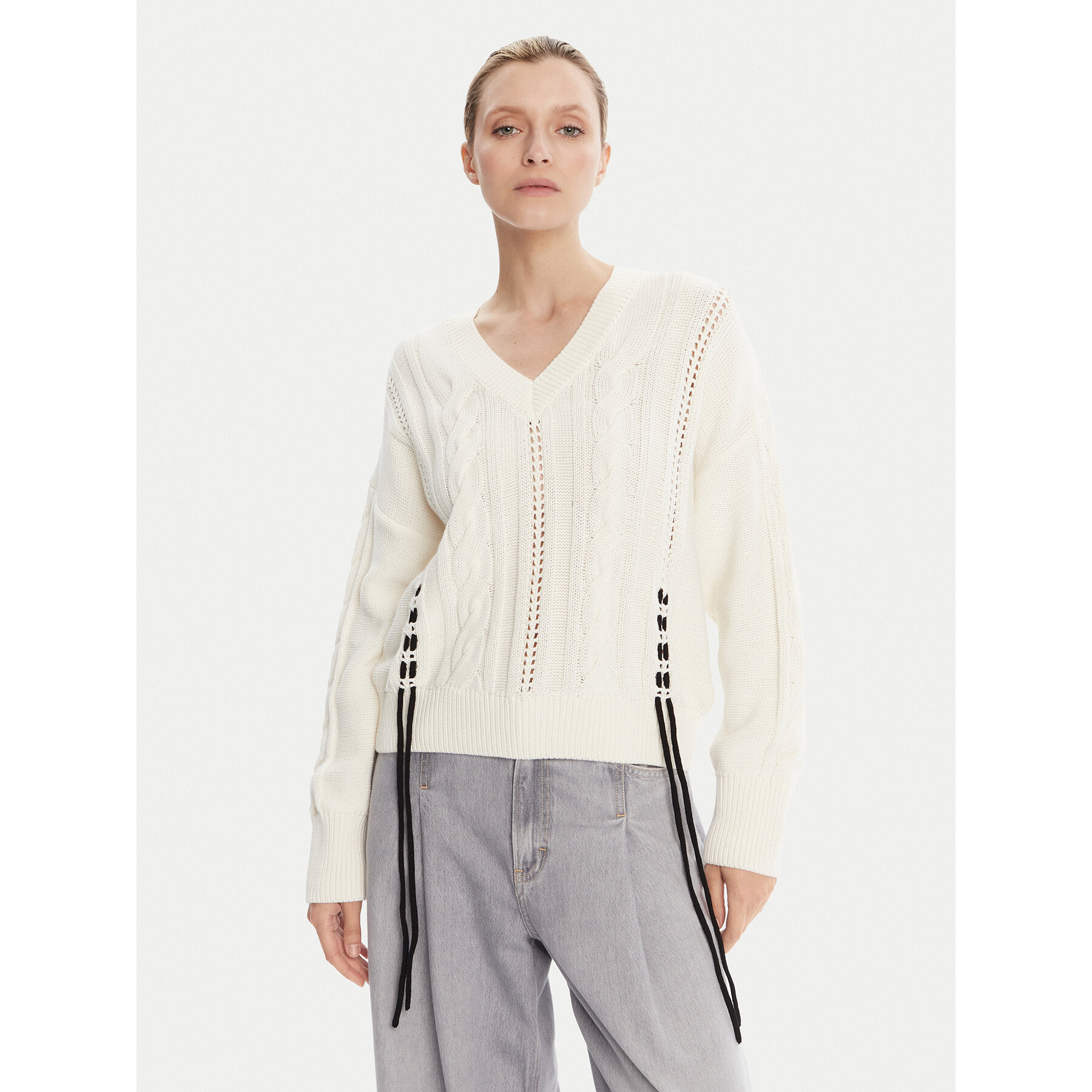 BOSS Pullover C_Fangallo 50545875 Beige Regular Fit