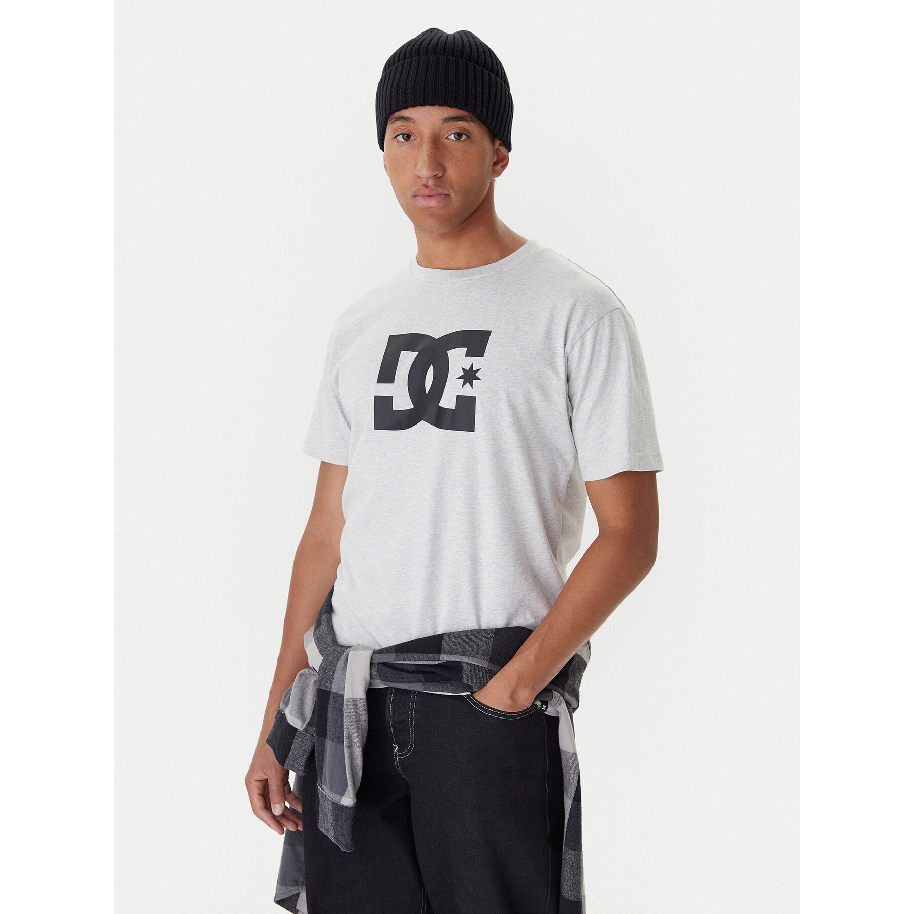 DC Shoes DC Shoes T-Shirt Star ADYZT05373 Γκρι Regular Fit