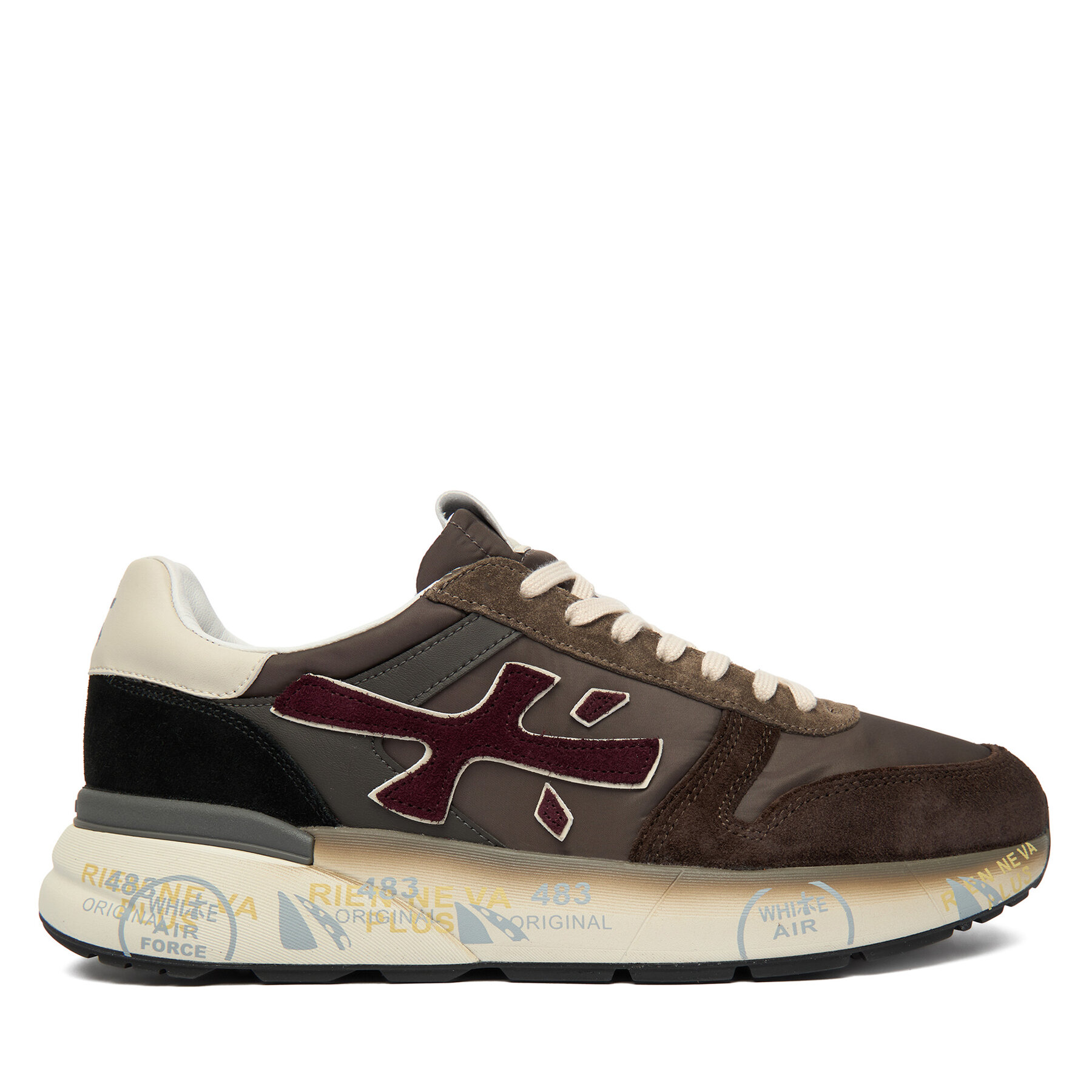 Sneakersy Premiata Mick Var 7714 Hnedá