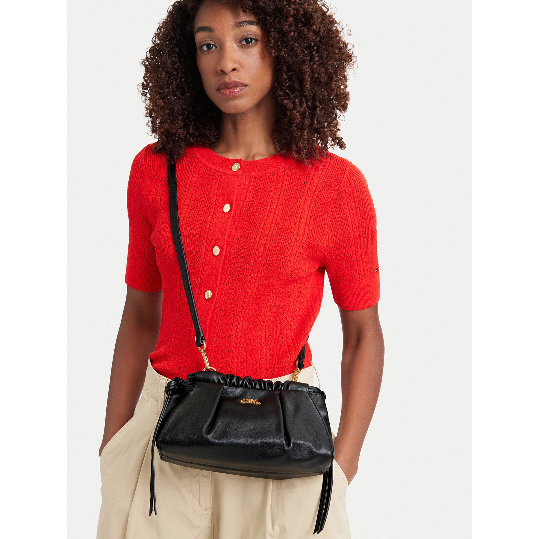 Geantă Tommy Hilfiger AW0AW19221 Negru