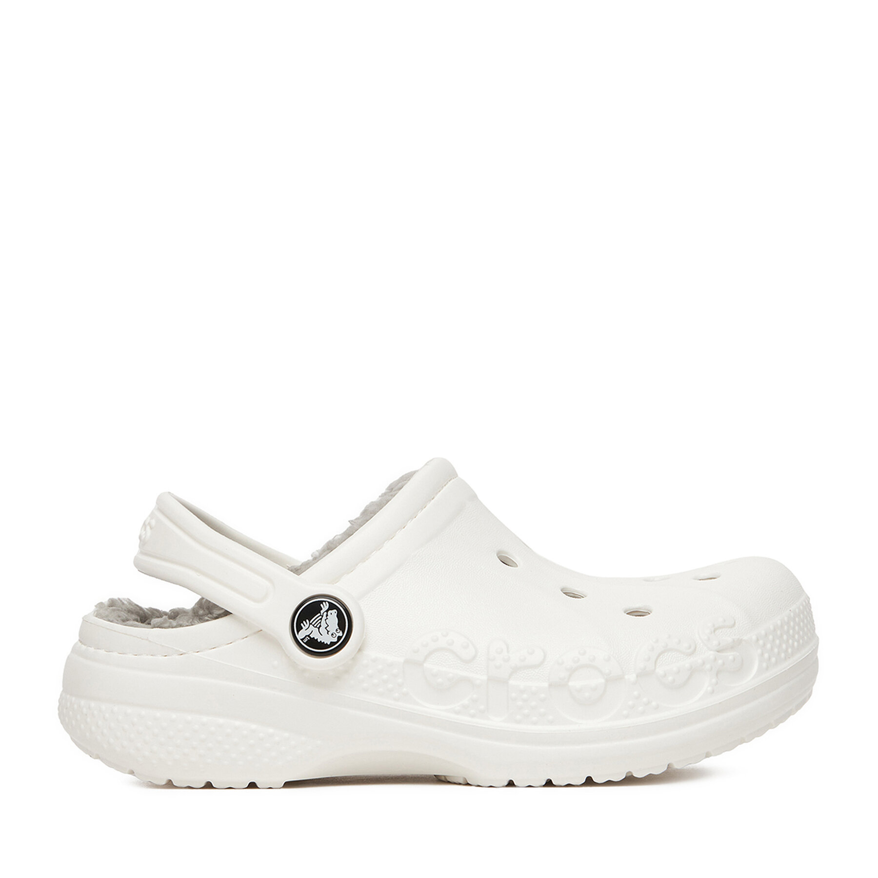 Dievča Šľapky Crocs, Rozmer: 34_35, Biela, C-BAYA LINED CLOG K 207500-11H