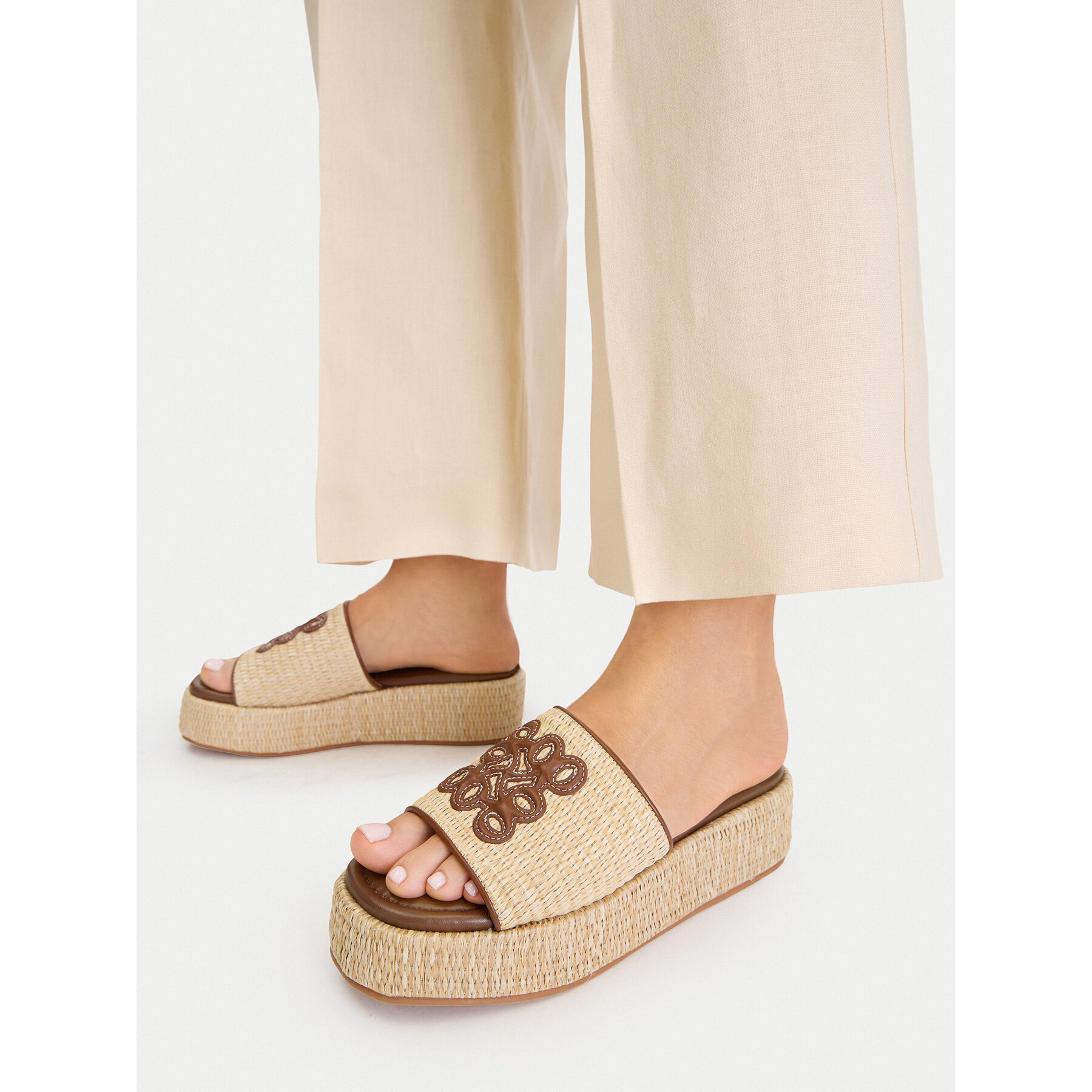 Şlapi Nine West EO-259-8201 Bej