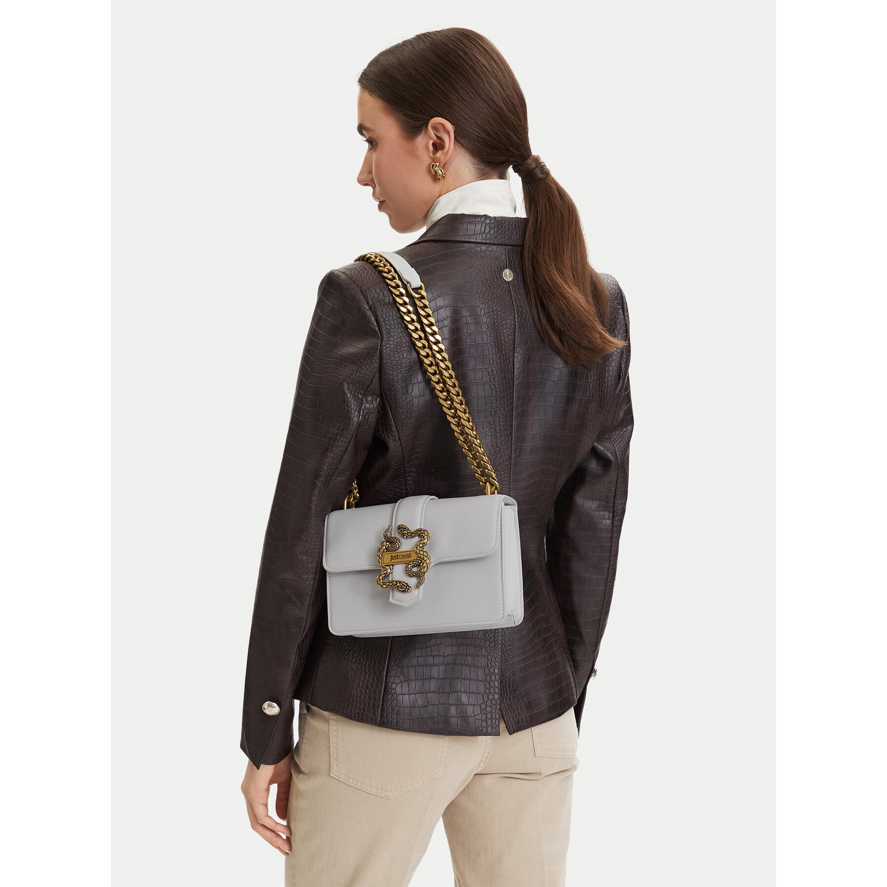 Torbica Just Cavalli 80RA4BAF ZSA89 Siva
