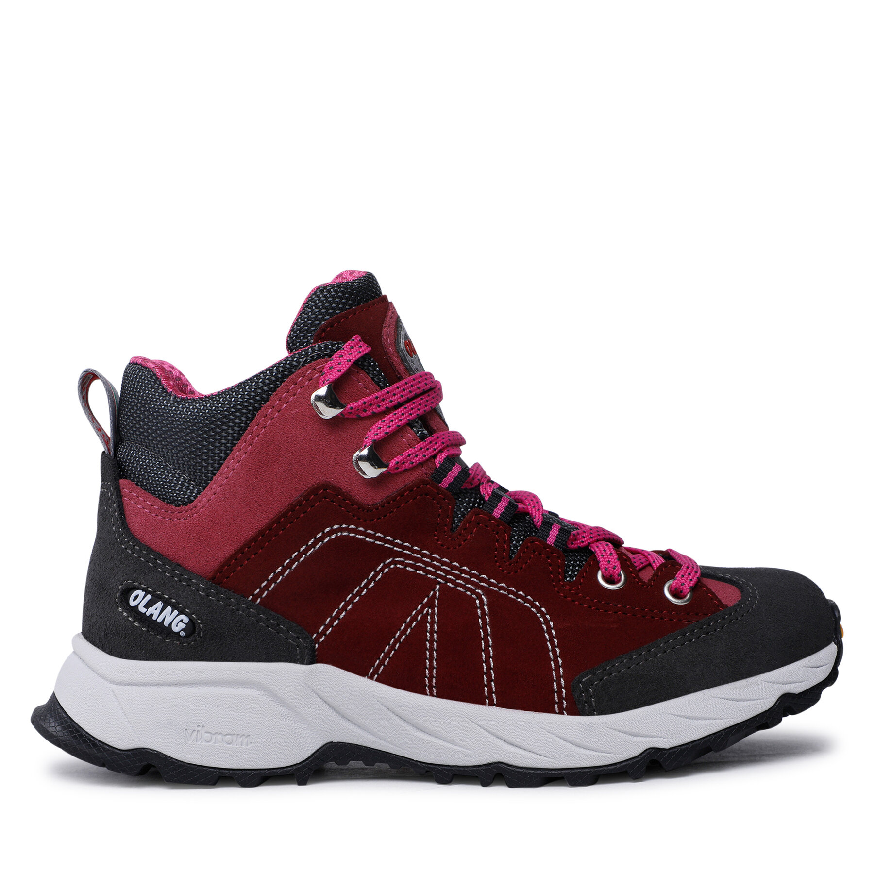 Damen Trekkingschuhe Olang, Schuhgröße 39, Dunkelrot, SENTIERO