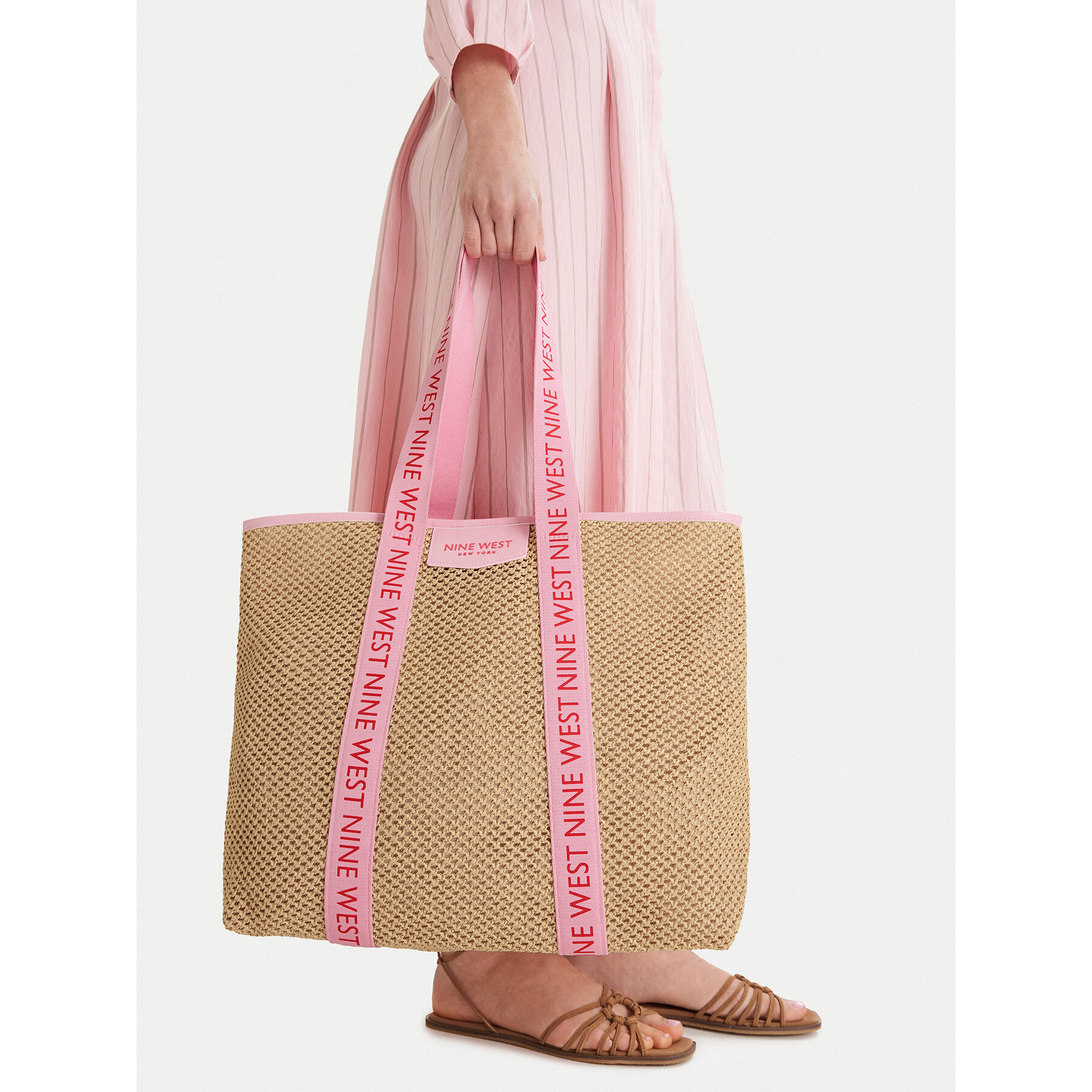 Τσάντα Nine West CEO-Avenia-LA374-4513-6 Μπεζ