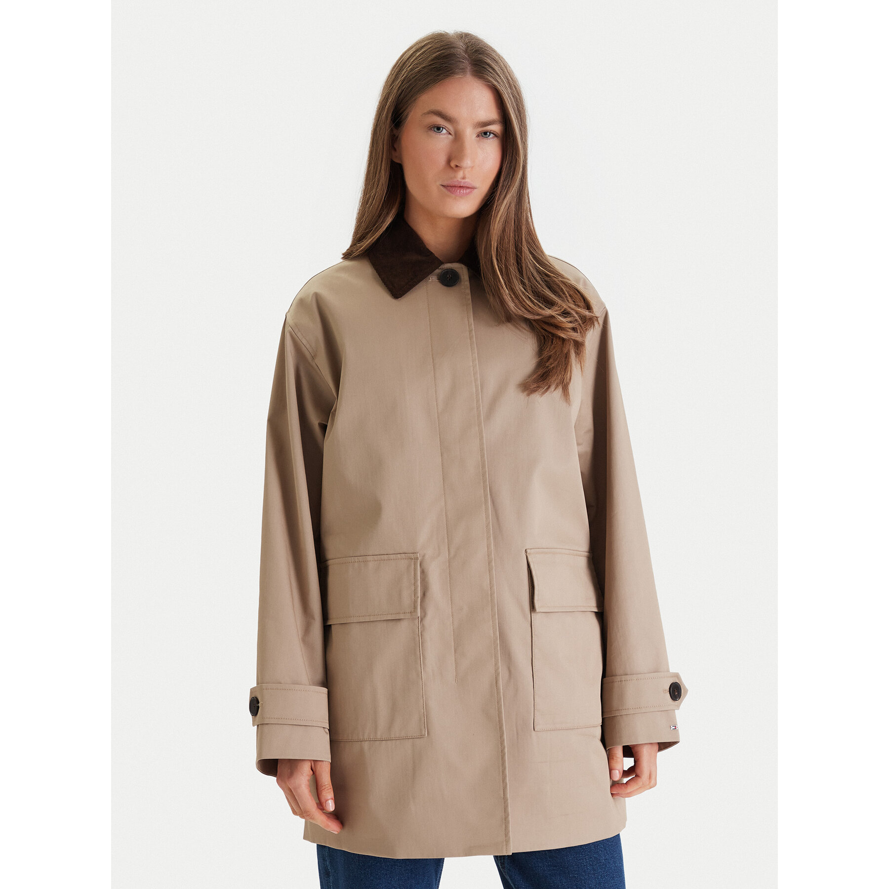 Tommy Hilfiger Übergangsmantel 2-In-1 WW0WW47765 Beige Regular Fit