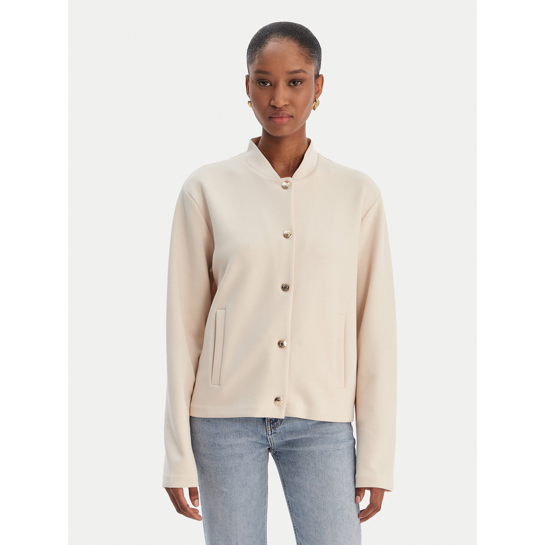JOOP! Strickjacke Tobina 30100415 Beige Regular Fit