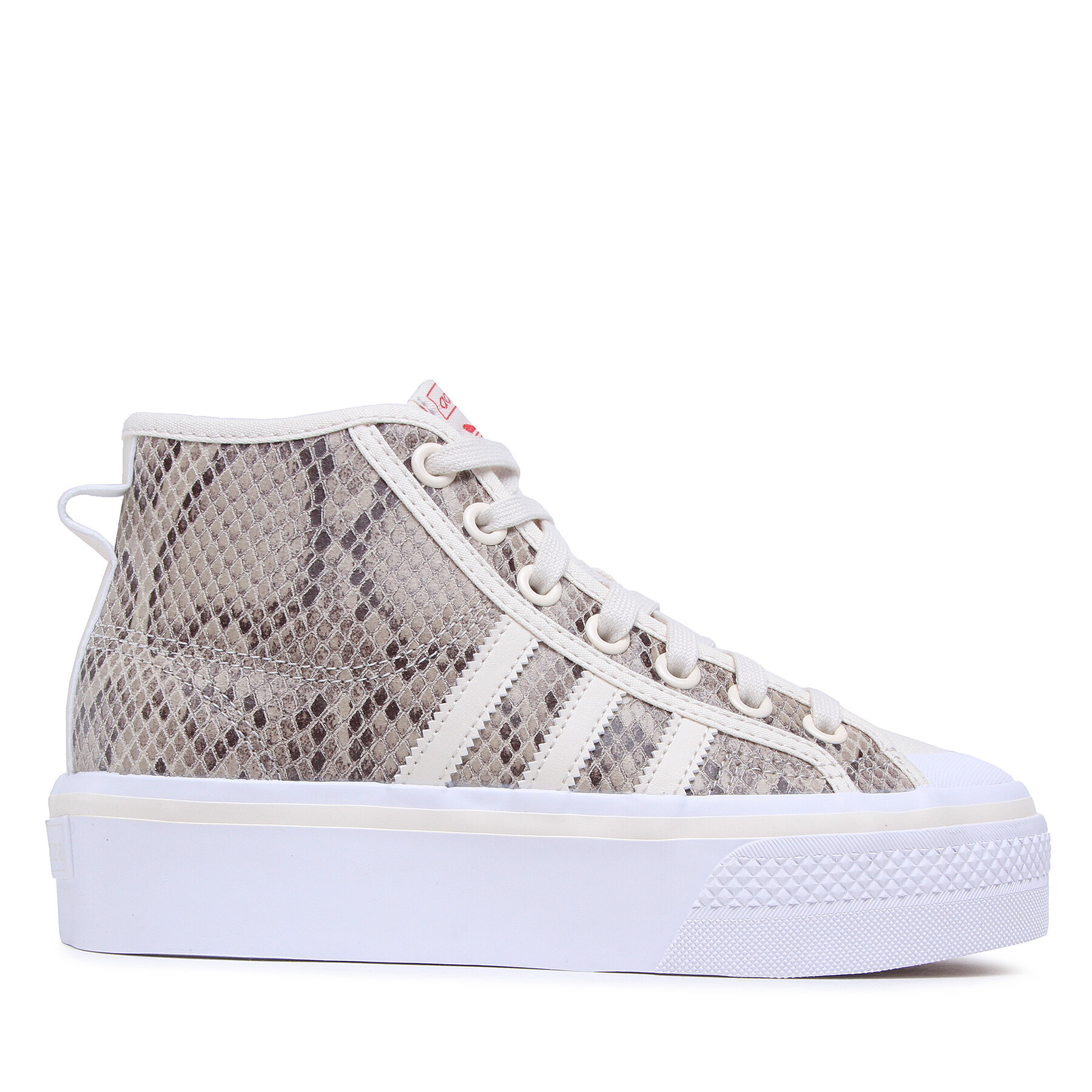 Dámske Plátenky adidas, Rozmer: 41_13, Béžová, Nizza Platform Mid Shoes HQ1981