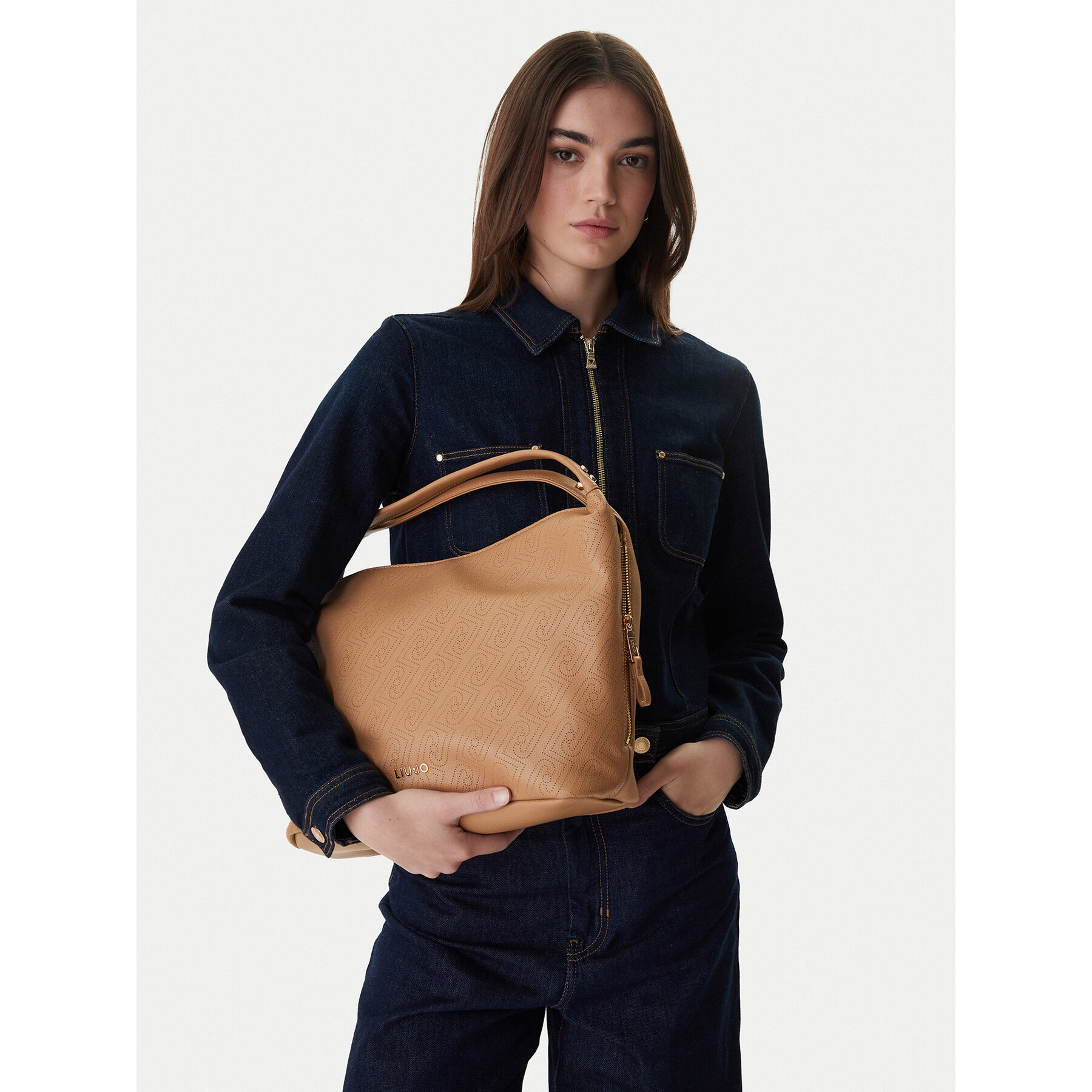 Geantă Liu Jo AA6058 ES026 Maro