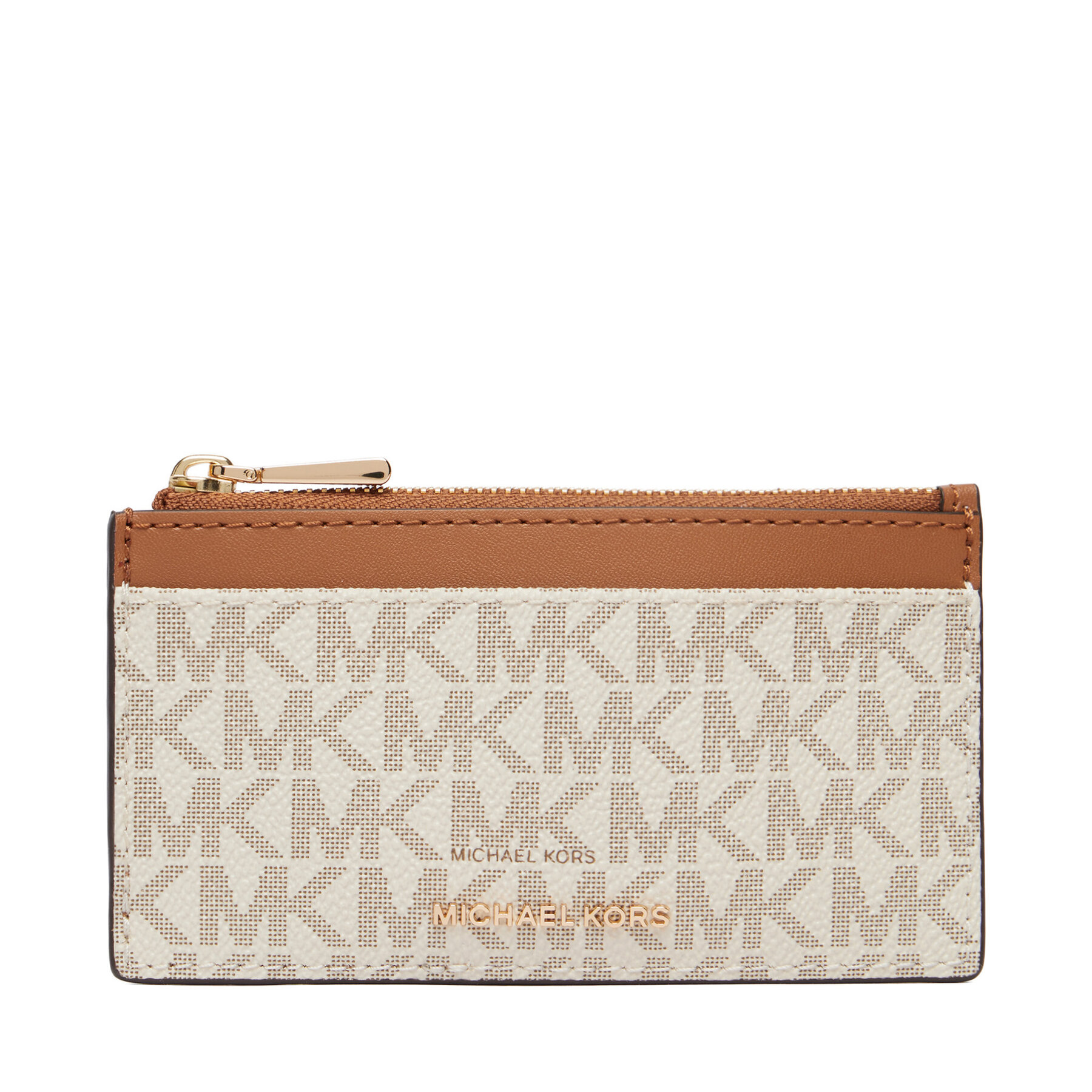 Puzdro na kreditné karty MICHAEL Michael Kors 32F5GJ6D8B Écru