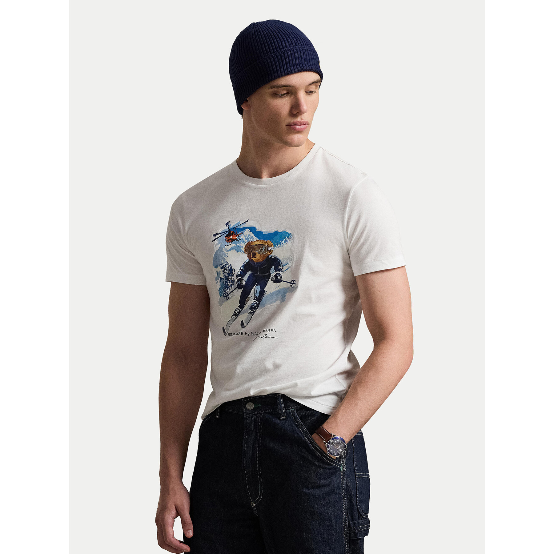 Polo Ralph Lauren T-Shirt 710P07343001 Weiß Regular Fit