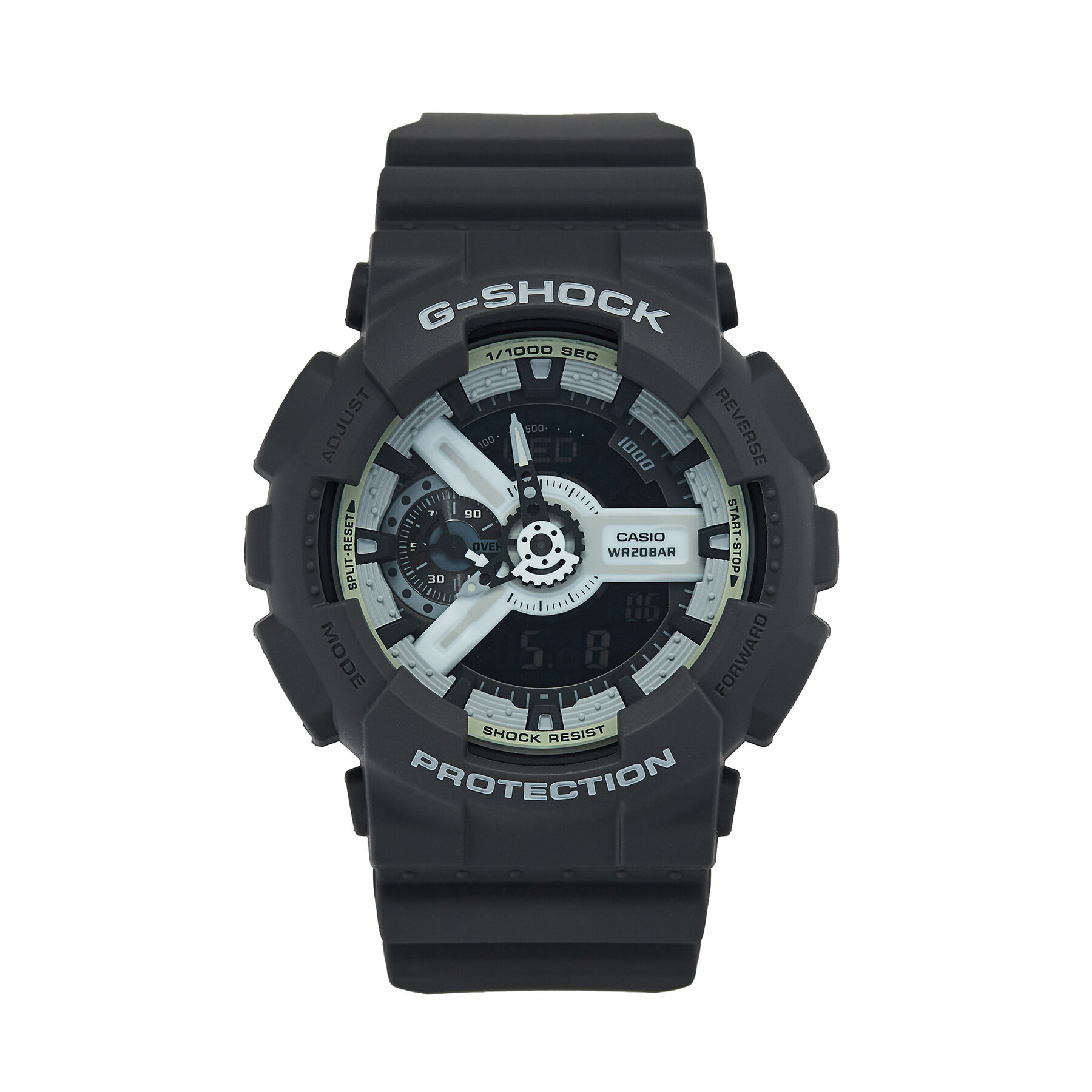 Laikrodis G-Shock Hidden Glow GA-110HD-8AER Pilka