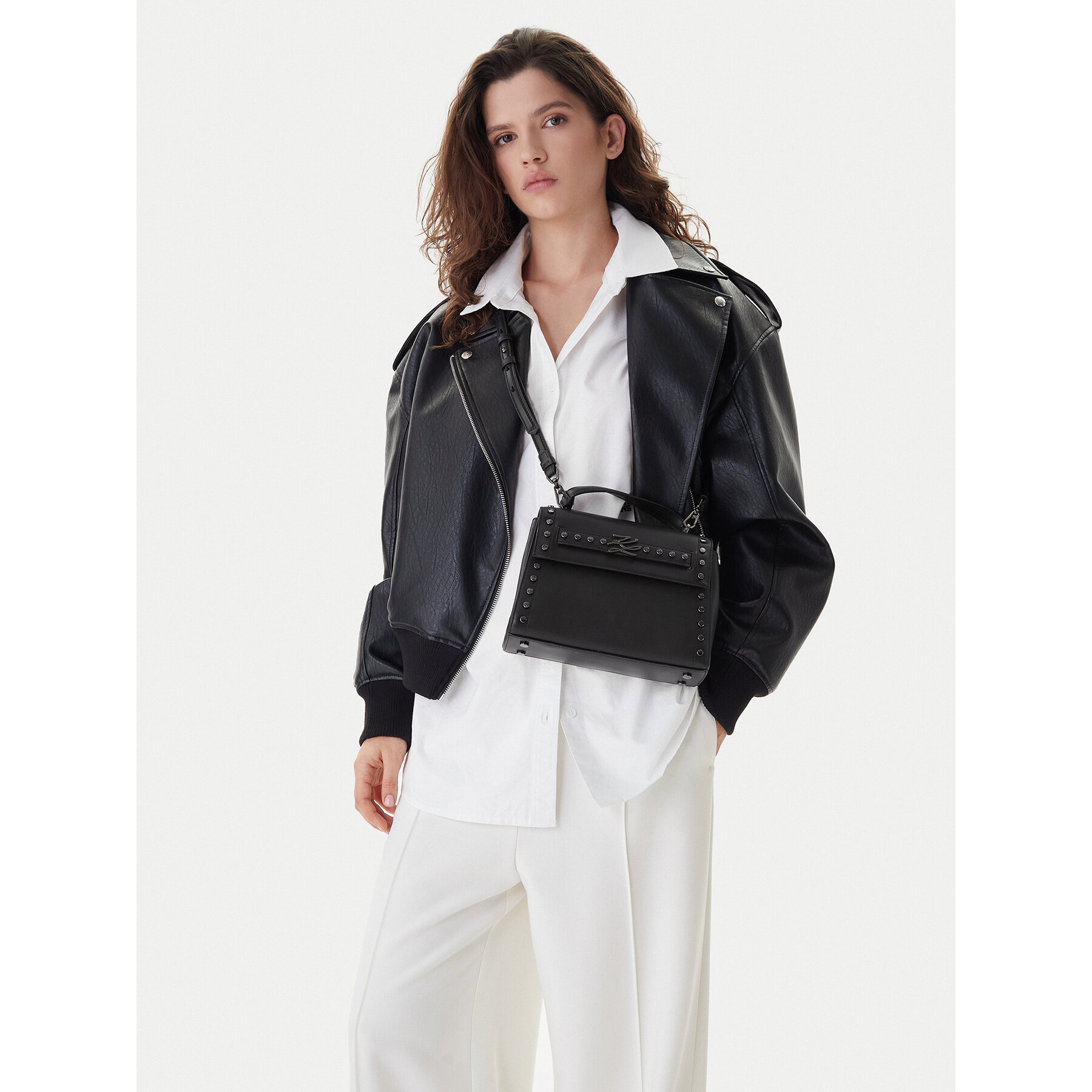 Torbica KARL LAGERFELD B1W30268 Crna