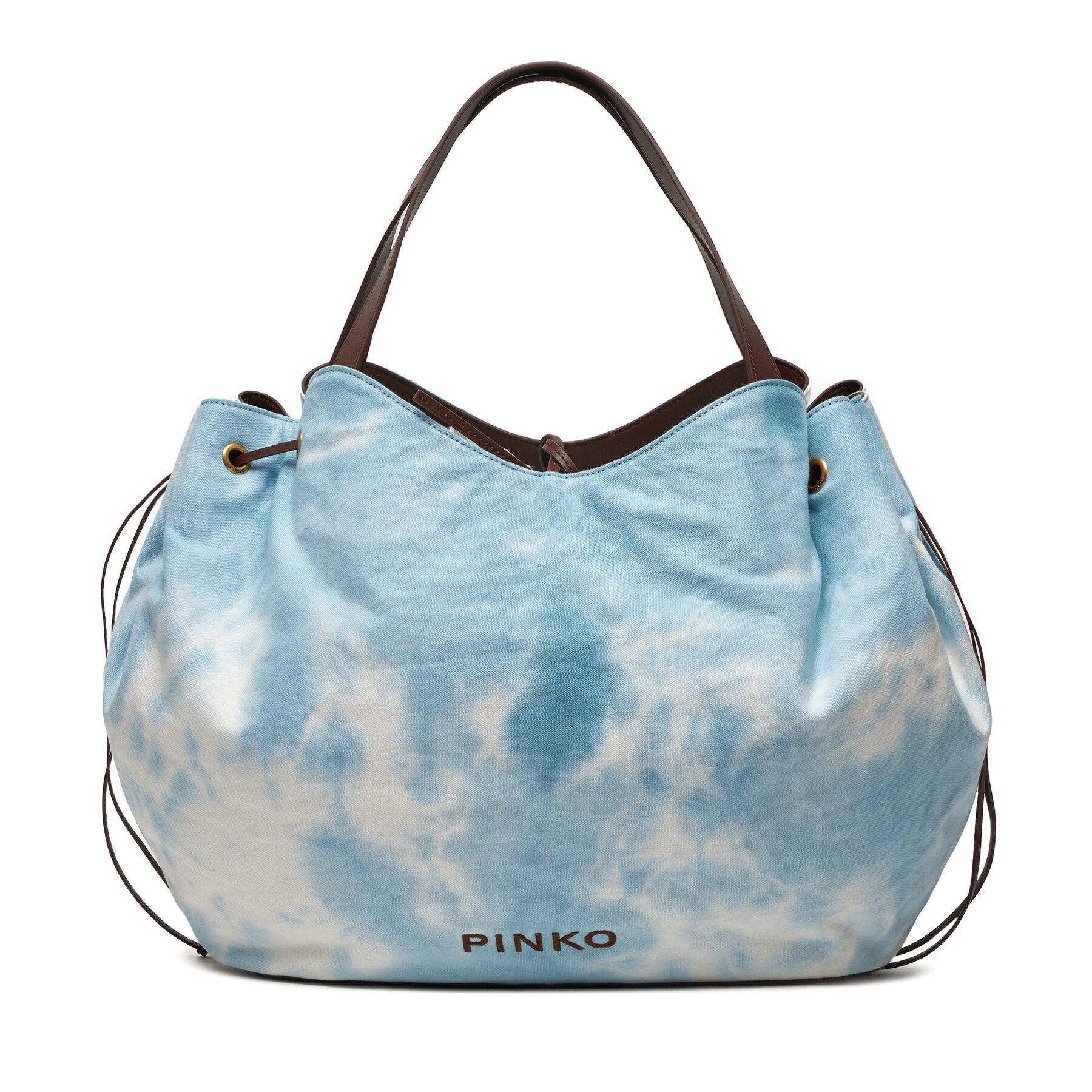 Damska Torebka PINKO Błękitny Pagoda Extra Shopper PE 24 PLTT 102911 A1MB