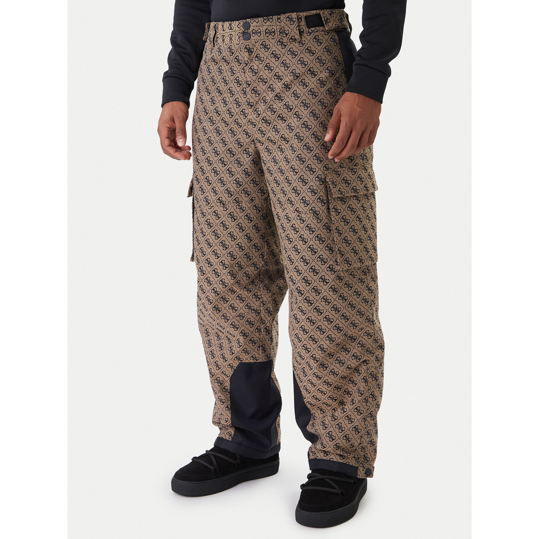 Guess Skihose M5BB77 WF182 Braun Regular Fit