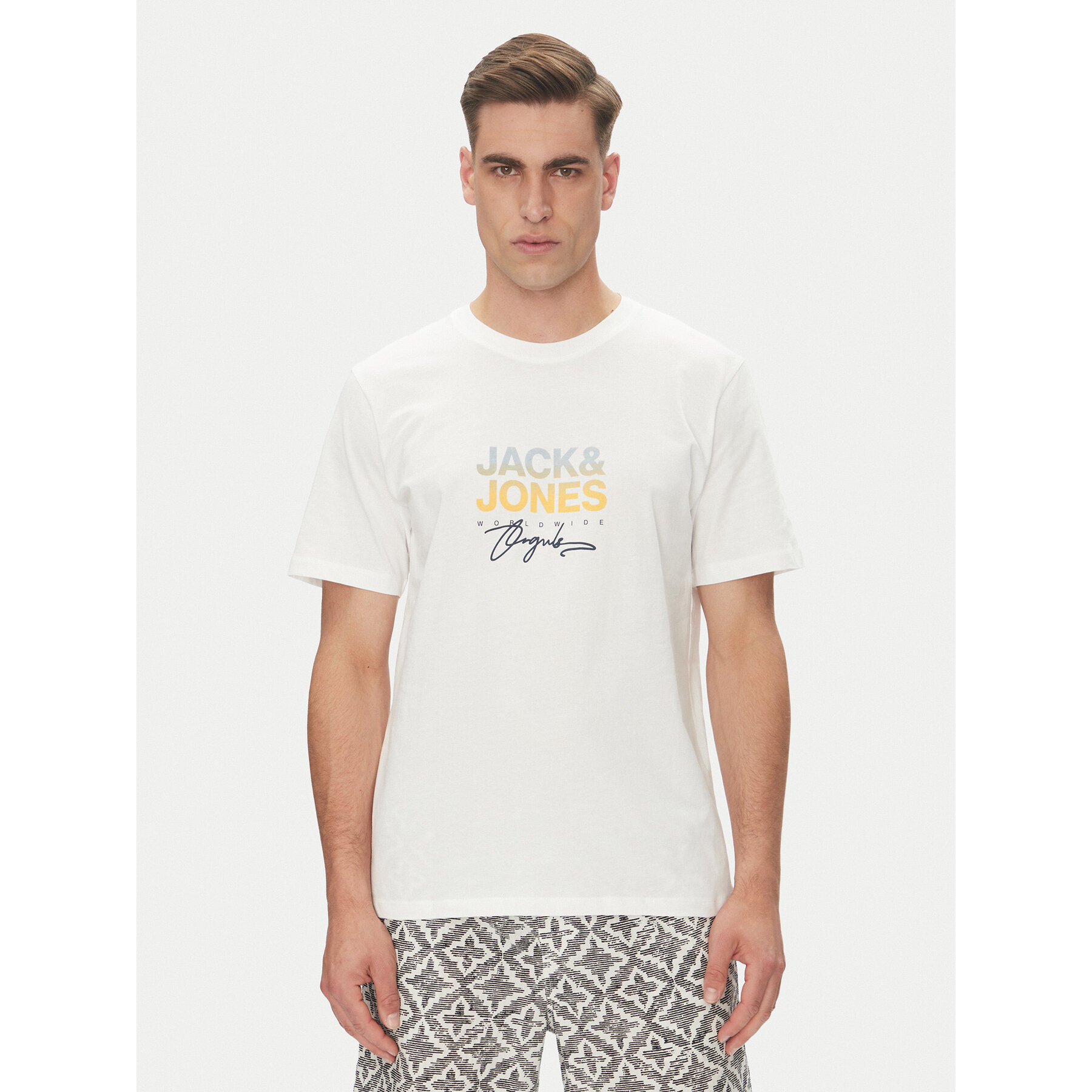 Jack & Jones T-shirt Canggu 12281809 Bianco Regular Fit