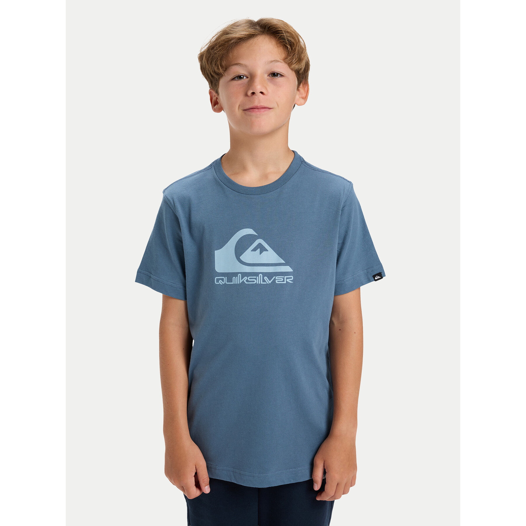 Quiksilver Póló Ev Comp Logo EQBZT04897 Kék Regular Fit